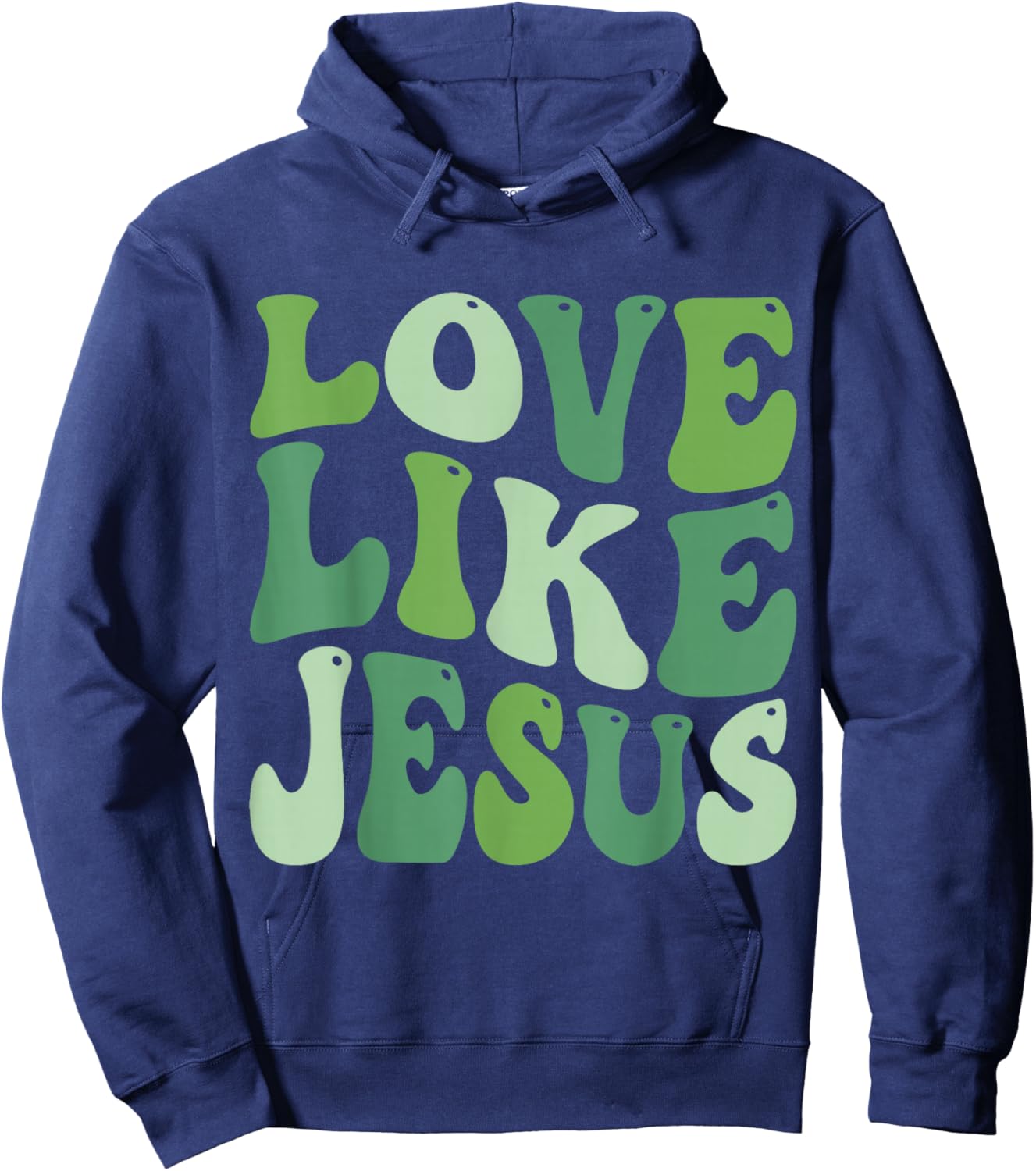 Christian Love Like Jesus St.patrick Day Green Hoodie - Hoodie | Navy