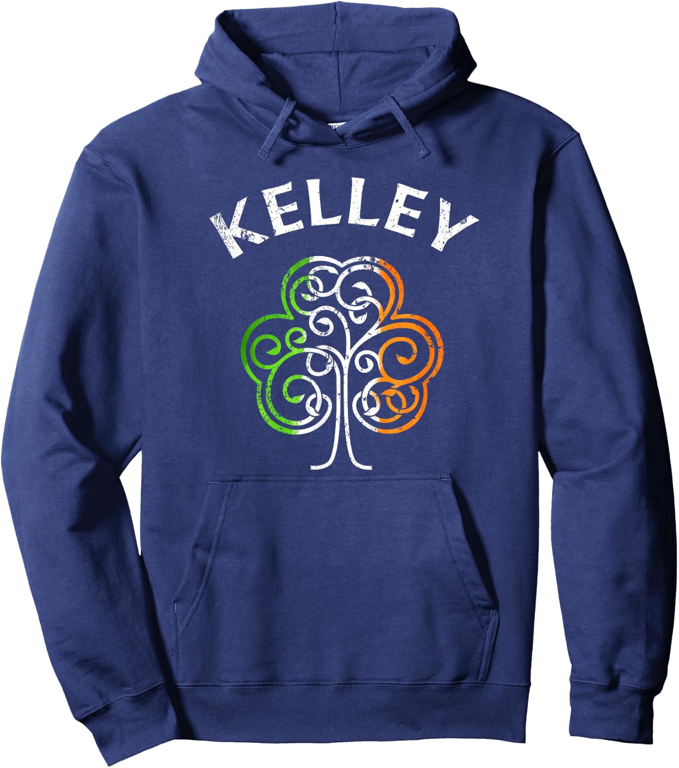 Kelley Irish Family Name Hoodie - Hoodie | Navy