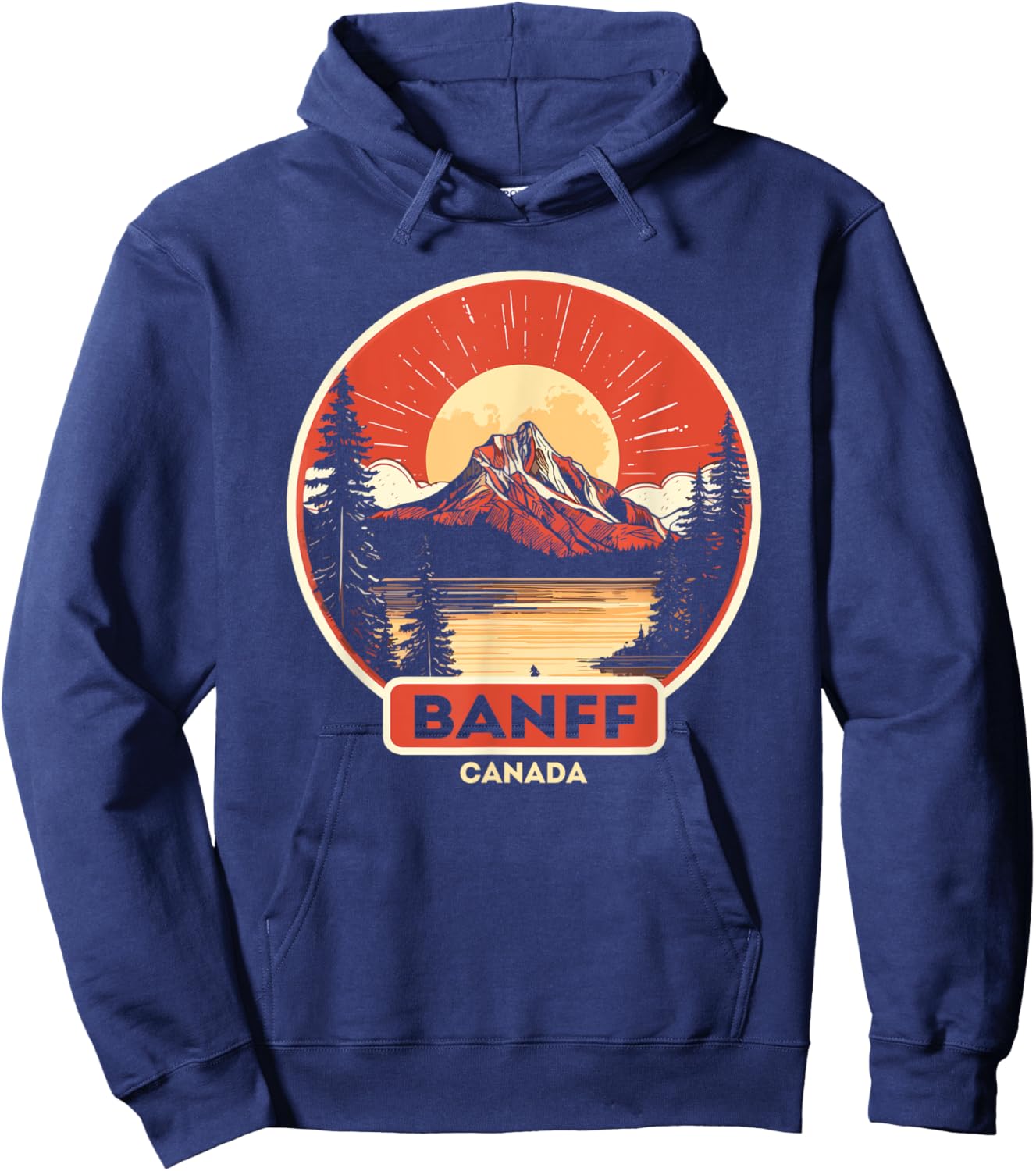 Canadian Banff National Park Souvenirs Hoodie - Hoodie | Navy