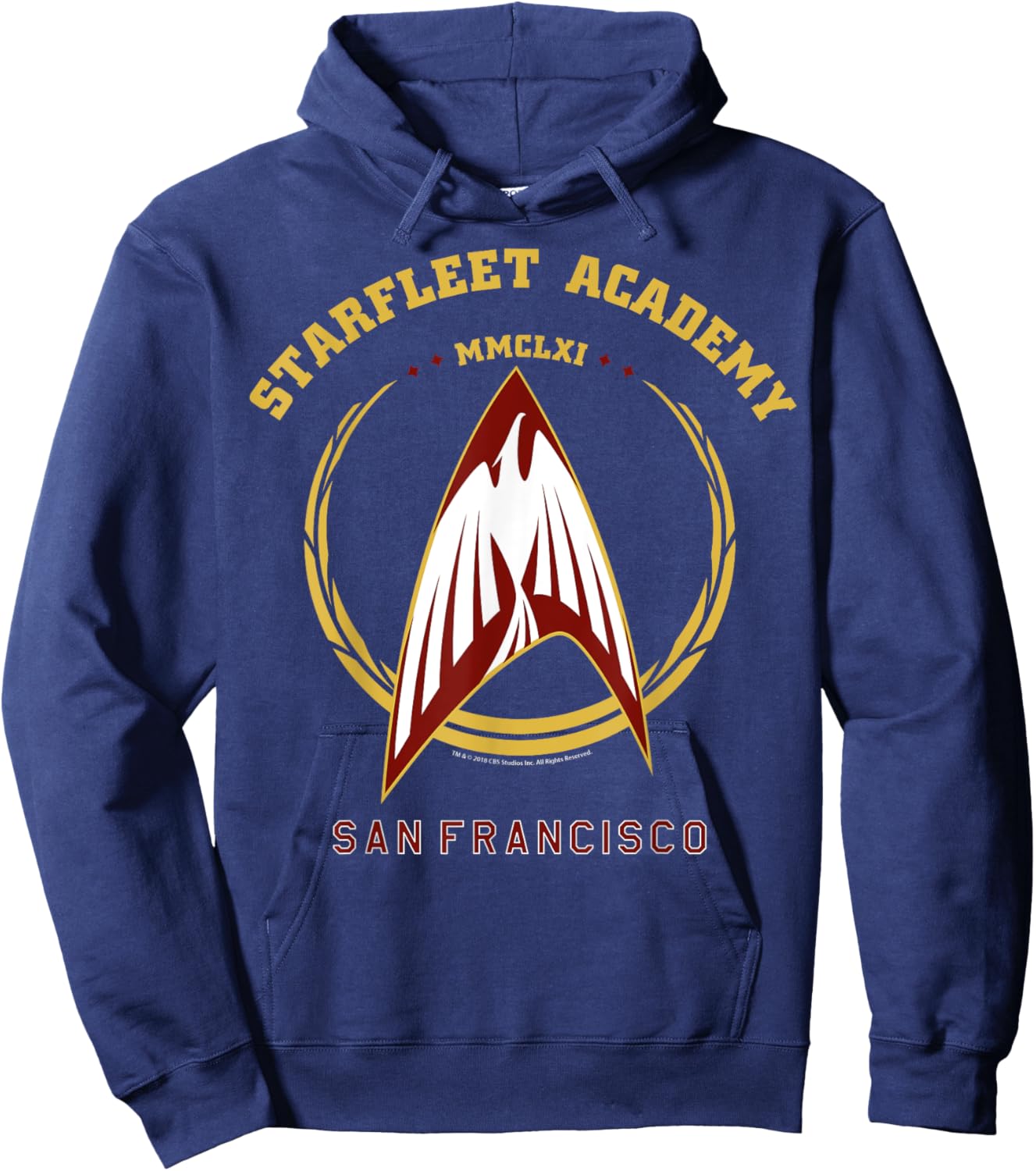 Star Trek Starfleet Academy Delta Crest Premium Hoodie - Hoodie | Navy