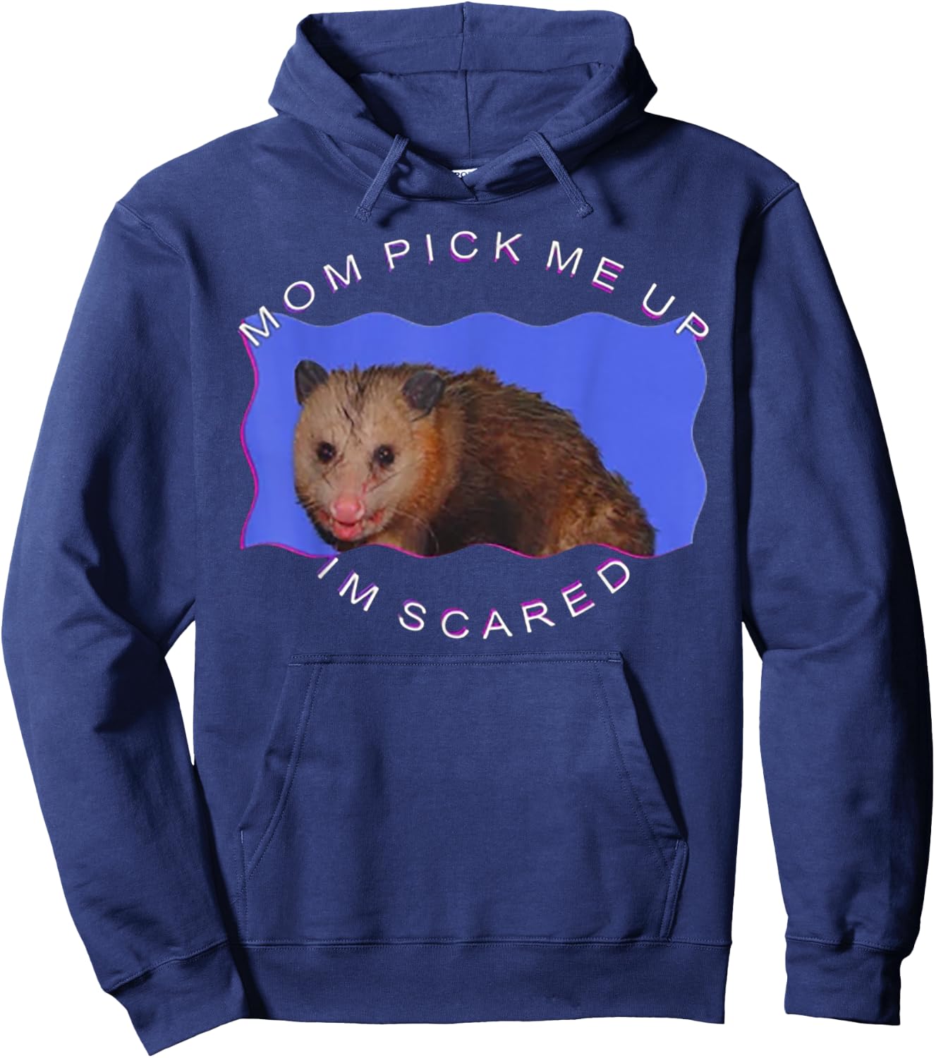 Mom Pick Me Up I'm Scared Hoodie - Hoodie | Navy