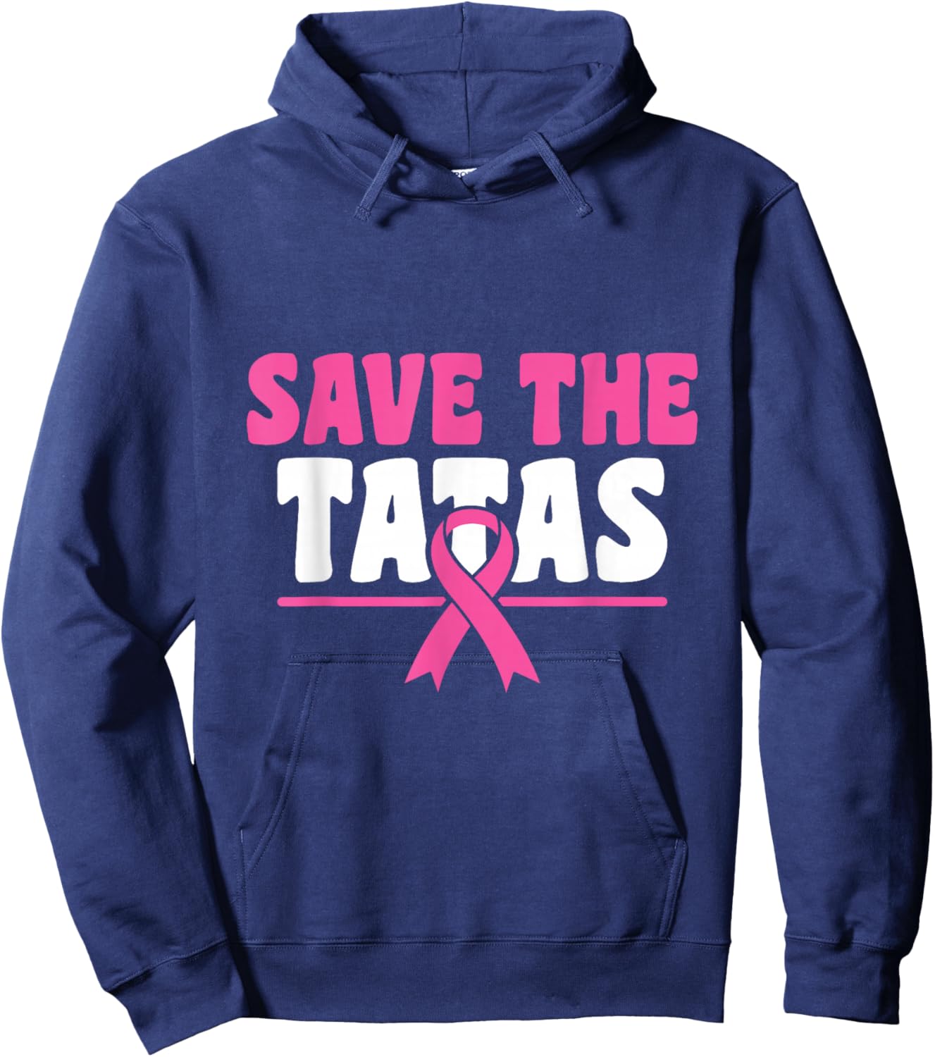 Save The Tatas - Breast Cancer Awareness Hoodie - Hoodie | Navy