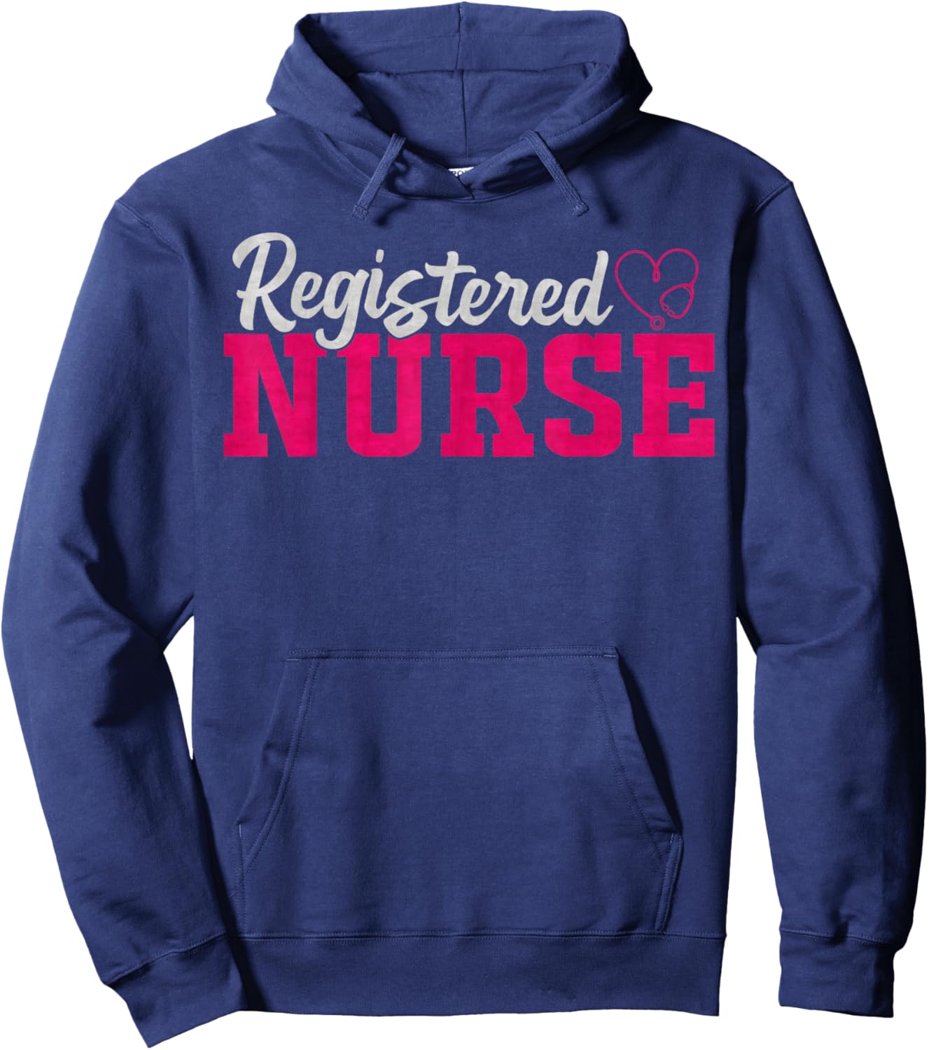 Proud RN Registered Nurse, Nursing, Nurse Lover Hoodie - Hoodie | Navy