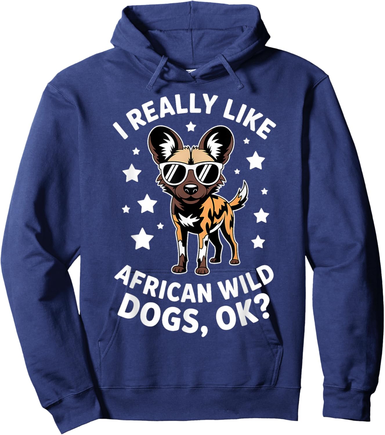 African Wild Dogs Funny African Wild Dog Hoodie - Hoodie | Navy