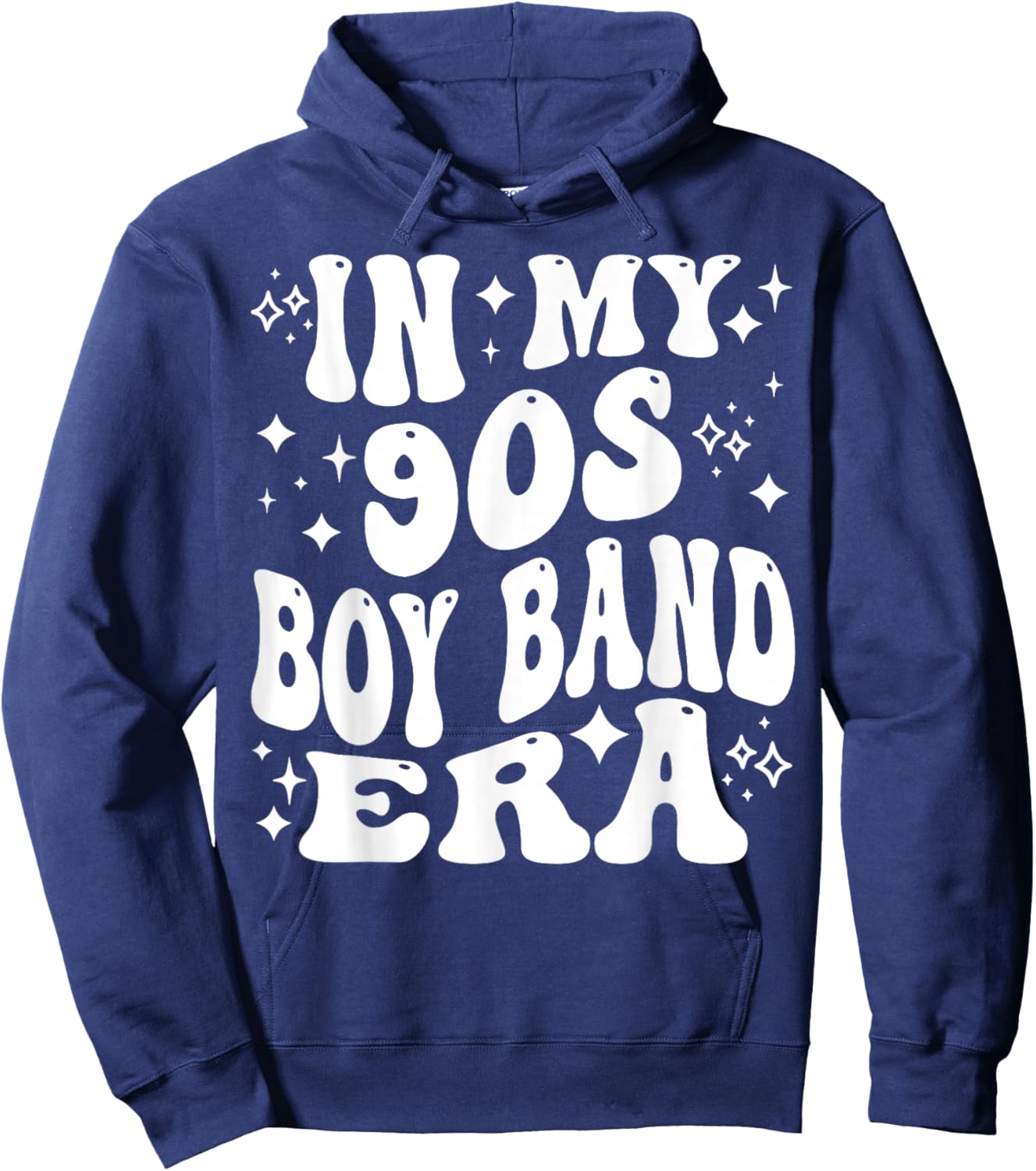 In My 90s Boy Band Era - Funny 90s, Boyband Hoodie - Hoodie | Navy