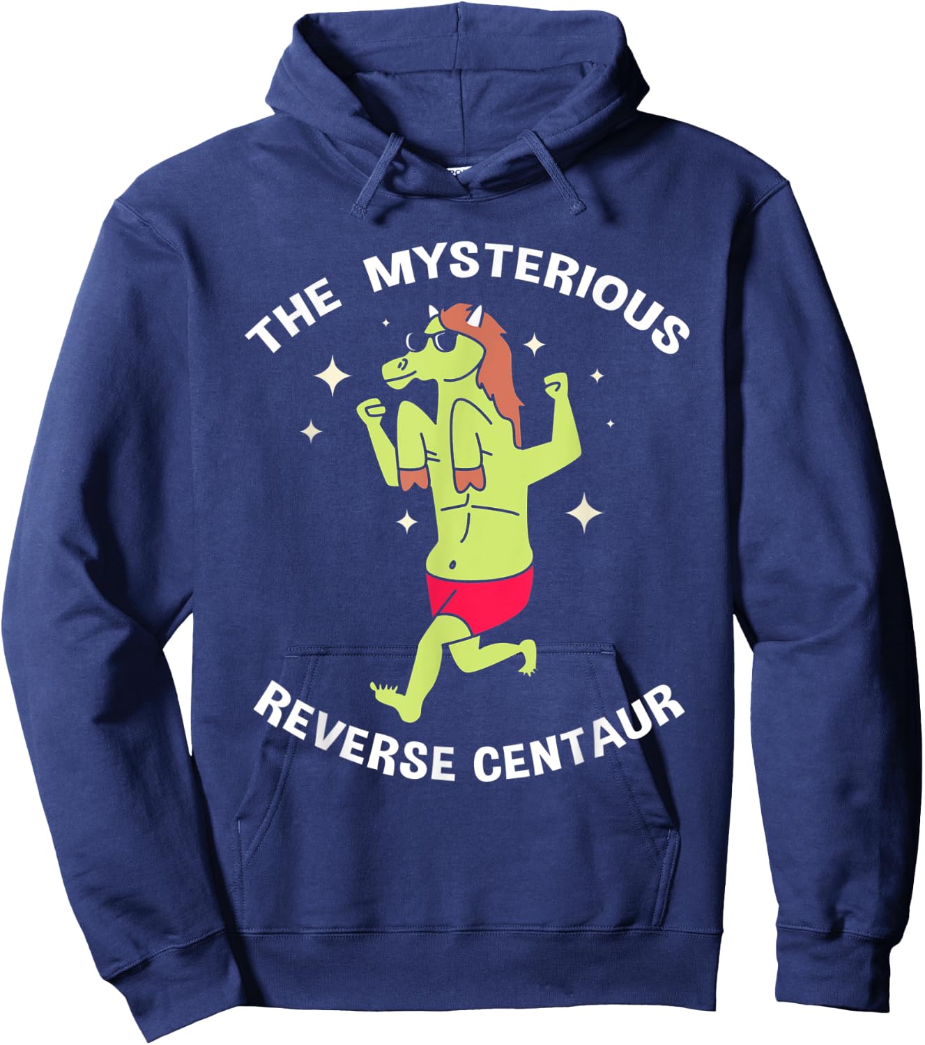 The Mysterious Reverse Centaur Hoodie - Hoodie | Navy