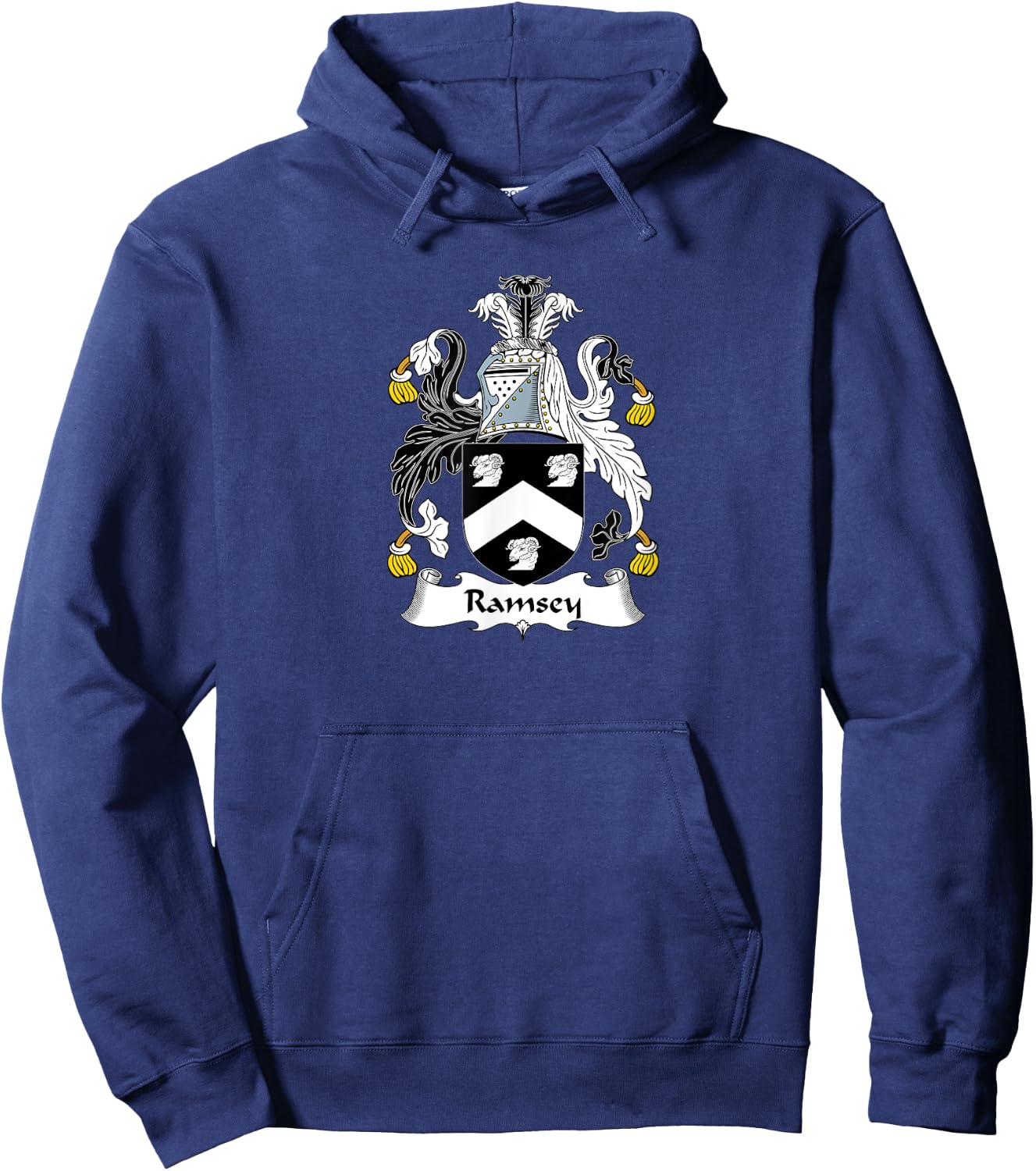 Ramsey Coat of Arms - Family Crest Shirt Hoodie - Hoodie | Navy