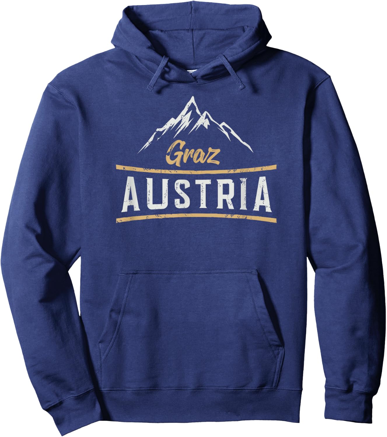 Graz Austria Gift - Vintage Vacation Hoodie - Hoodie | Navy