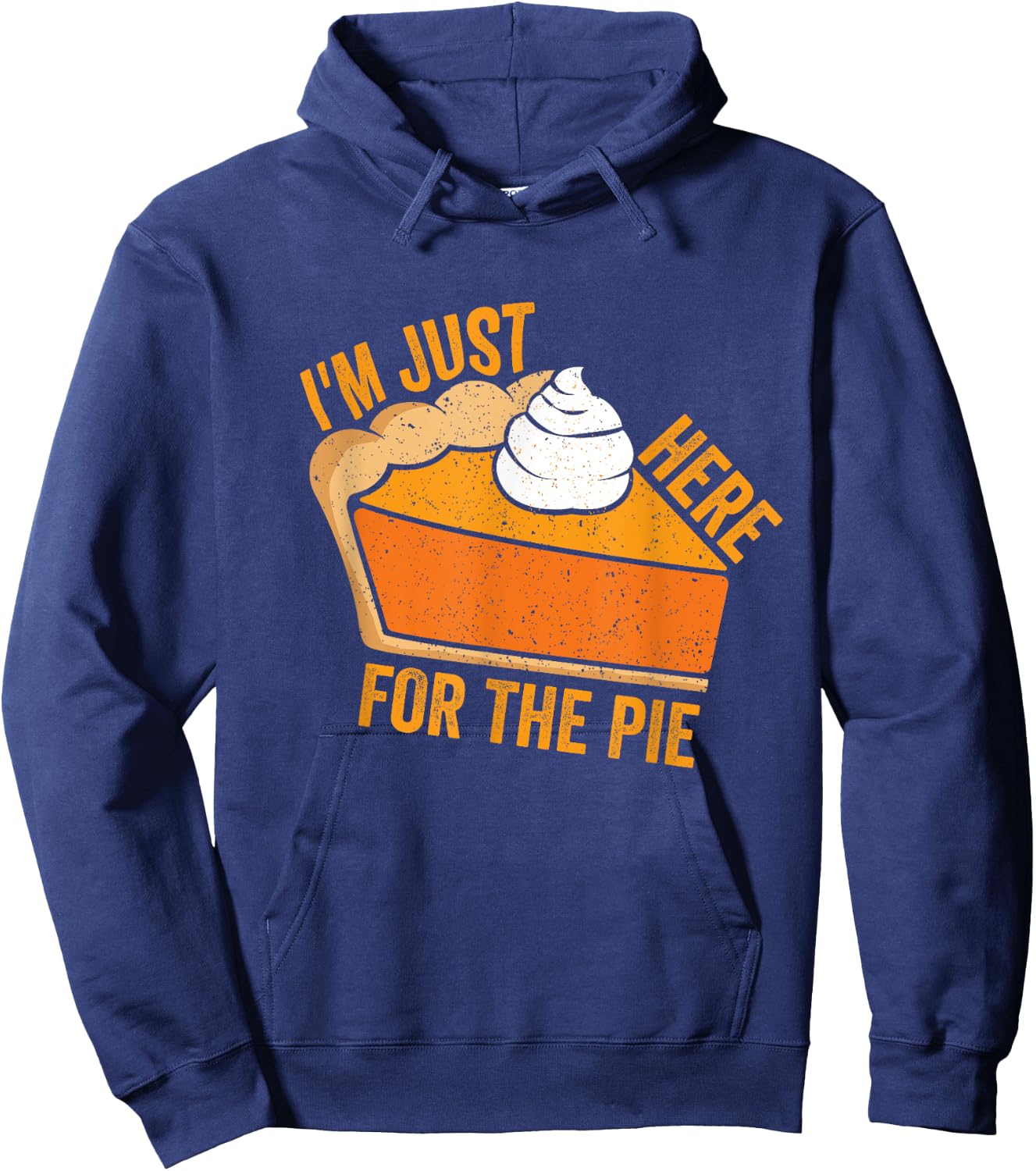 Autumn Pumpkin Pie Thanksgiving Holiday Dessert Hoodie - Hoodie | Navy