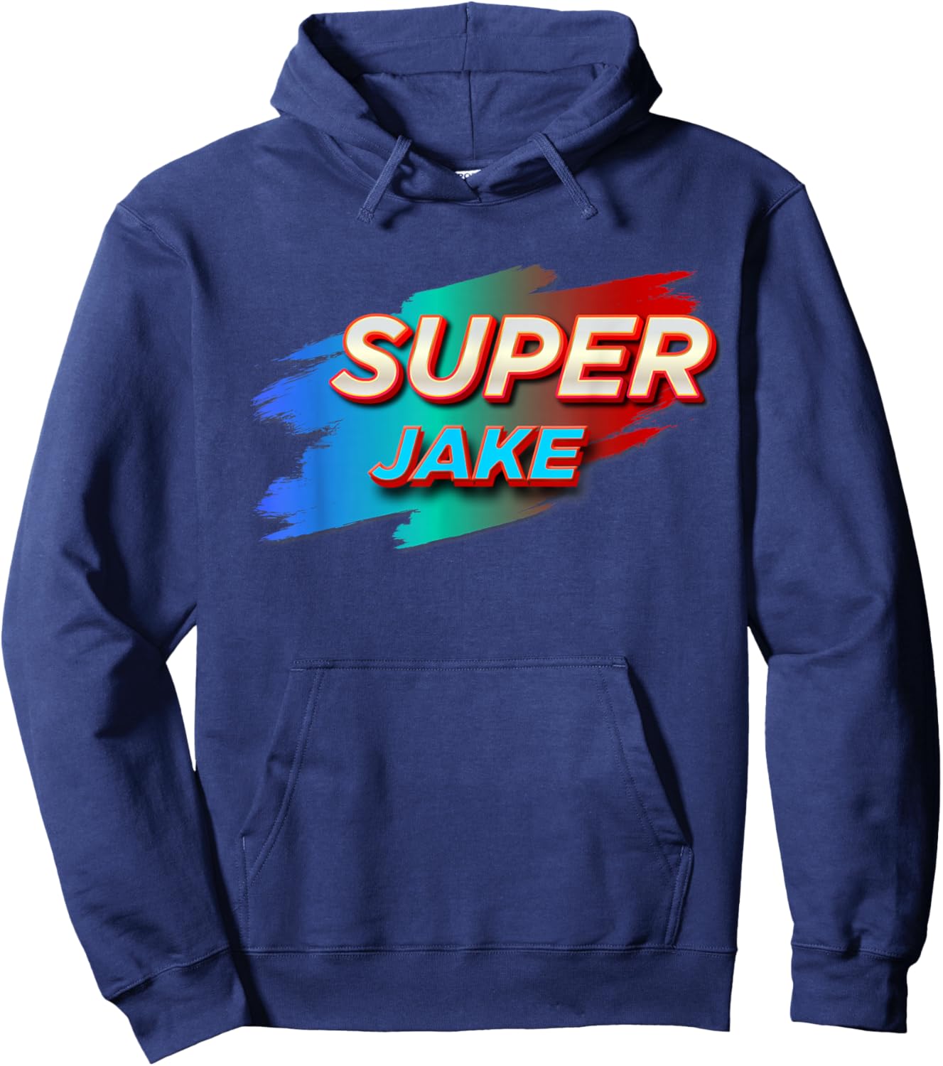 Super Jake Funny Name Jakes Hoodie - Hoodie | Navy