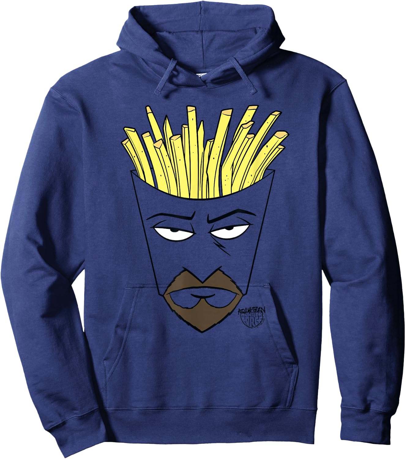 Aqua Teen Hunger Force Frylock Big Face Hoodie - Hoodie | Navy