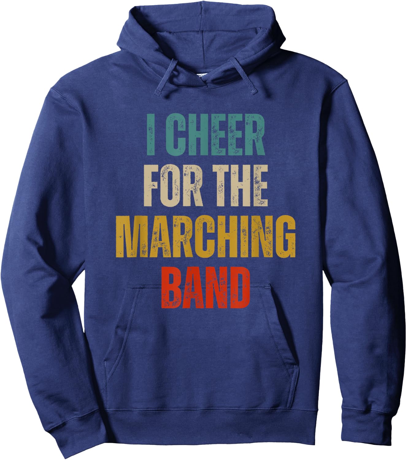 Funny I cheer for the marching band Hoodie - Hoodie | Navy