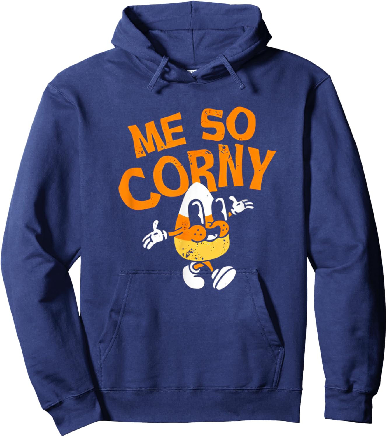 Me So Corny Candy Corn Funny Halloween Hoodie - Hoodie | Navy