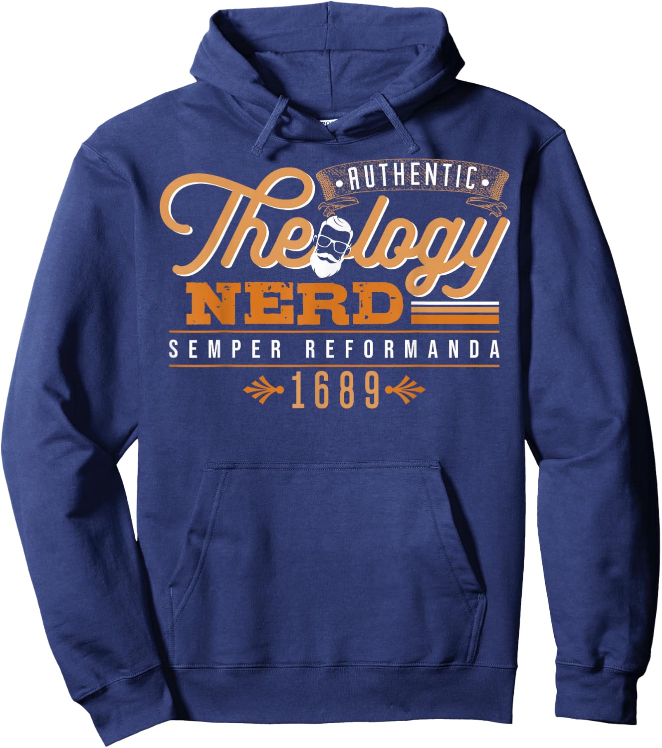 Theology Nerd 1689 Reformed Christian Seminary Hoodie - Hoodie | Navy