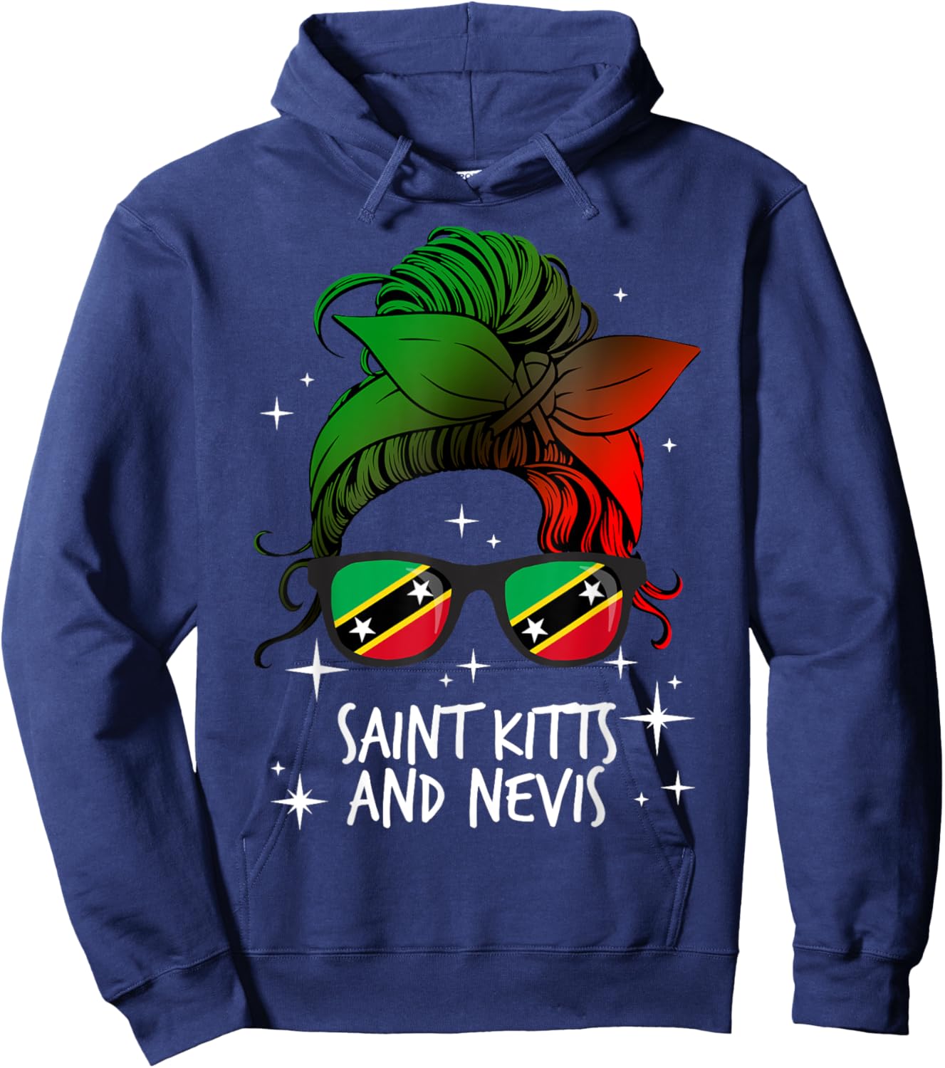 Saint Kitts and Nevis Hoodie - Hoodie | Navy