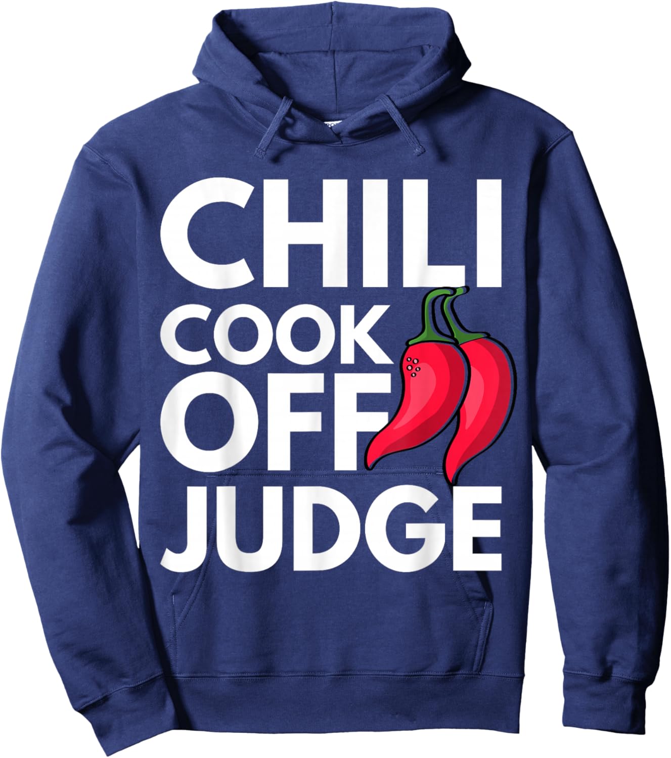 Chili Cook Off Judge Red Chili Hoodie - Hoodie | Navy