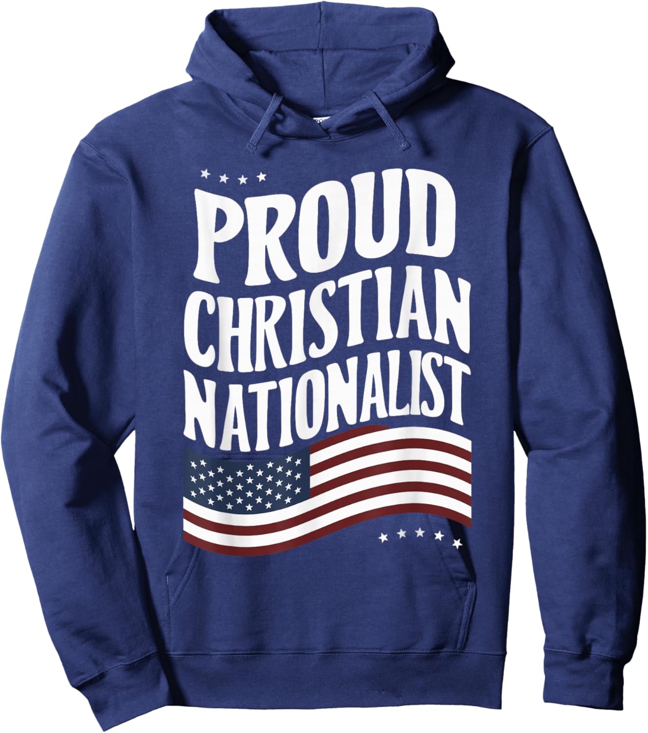 Proud Christian Nationalist Hoodie - Hoodie | Navy