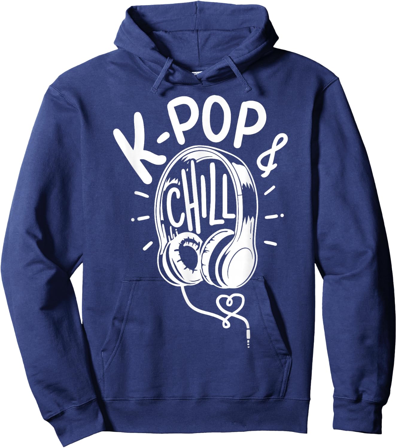 K-Pop Music Headphone Gift Hoodie - Hoodie | Navy