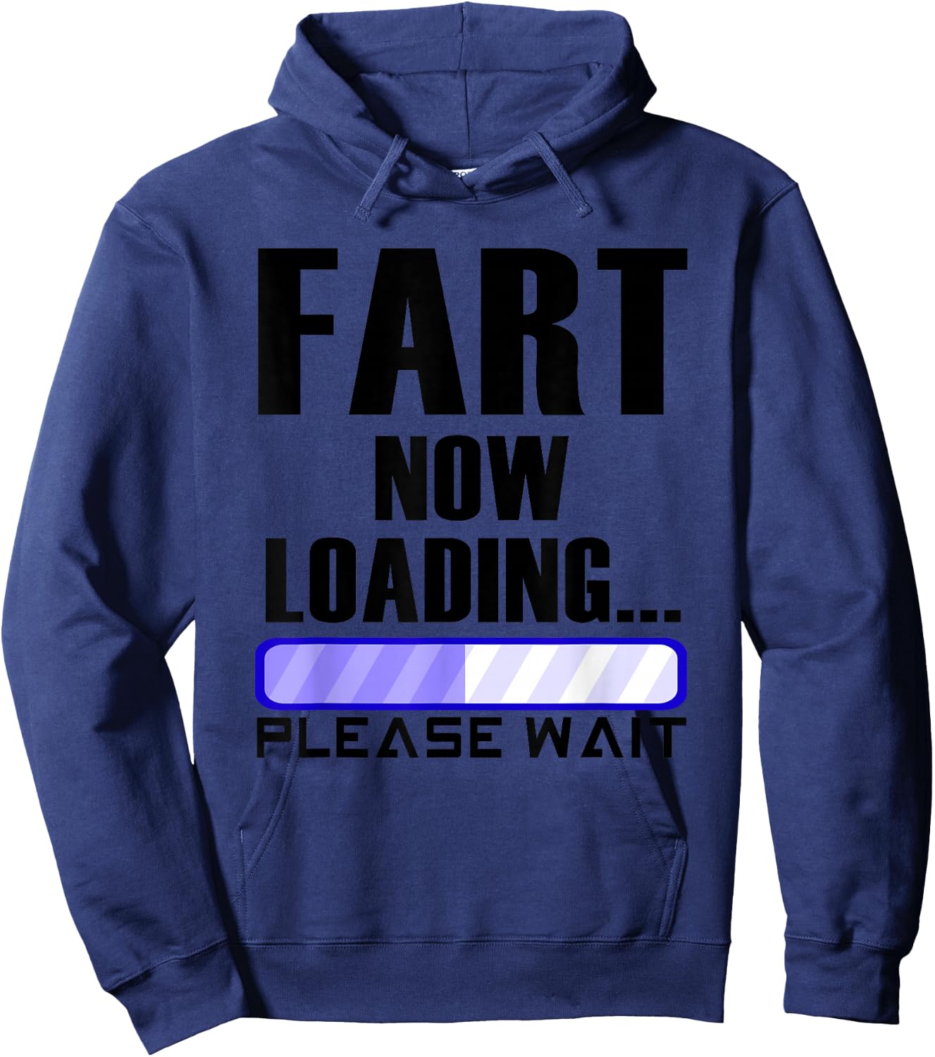 Fart Now Loading funny dad joke Hoodie - Hoodie | Navy