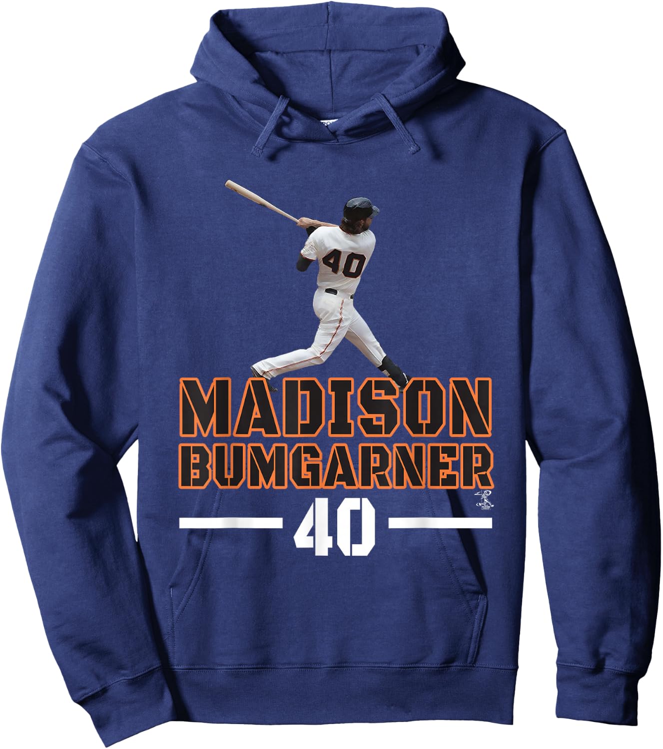 Madison Bumgarner Goes Yard - Apparel Hoodie - Hoodie | Navy