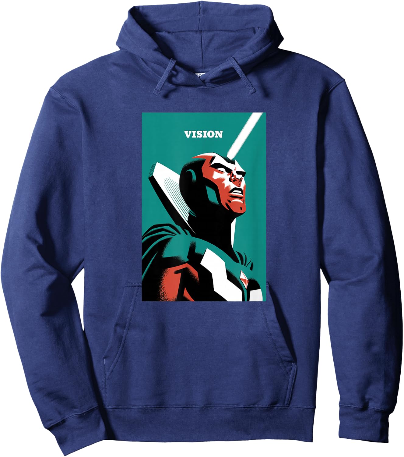 Marvel Vision Simple Poster Hoodie - Hoodie | Navy