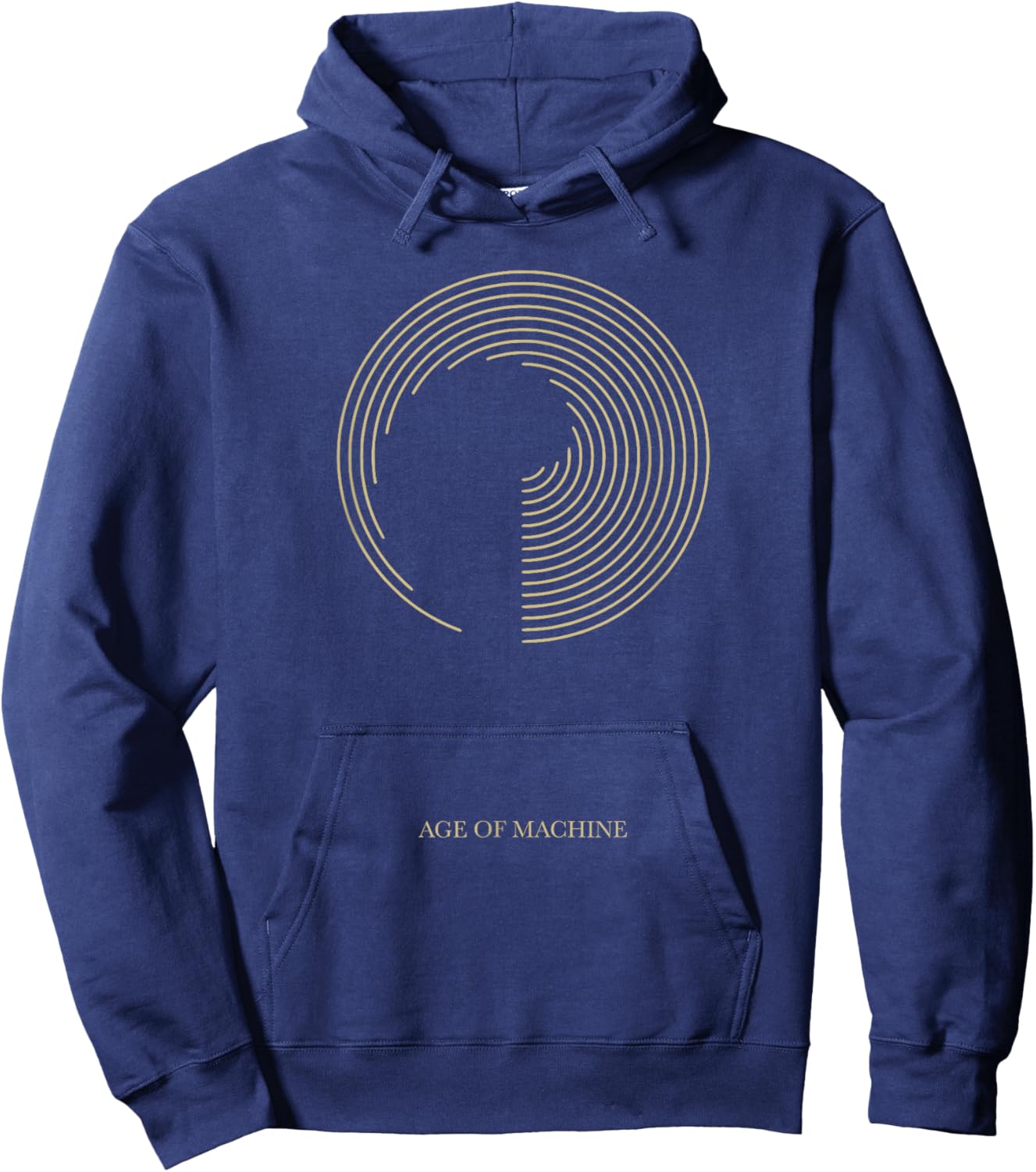 Official Greta Van Fleet Age of Machine Black Hoodie - Hoodie | Navy