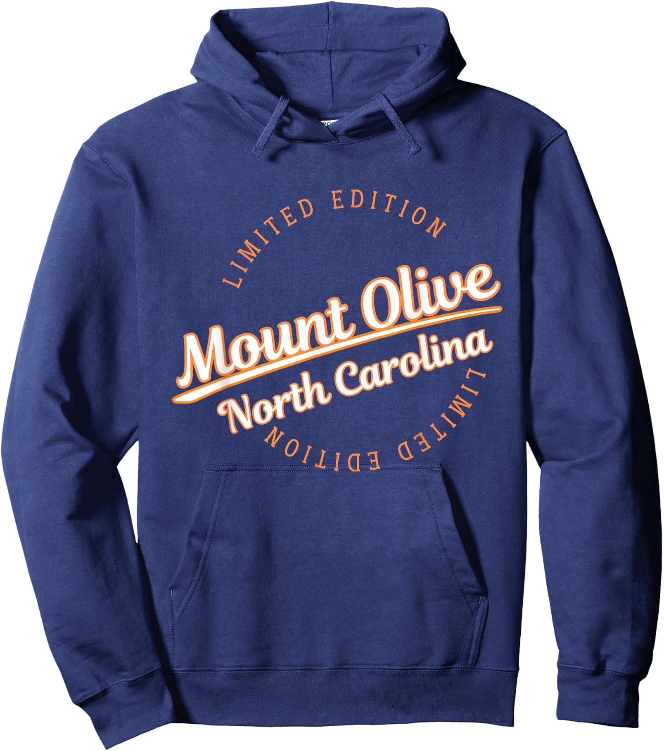 Retro Athletic Mount Olive NC Apparel Hoodie - Hoodie | Navy