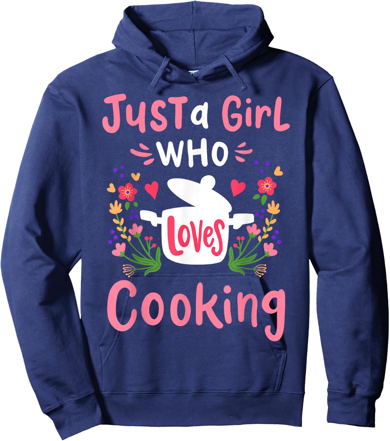 Cooking Chef Cook Just A Girl Who Loves Cooking Hoodie - Hoodie | Navy