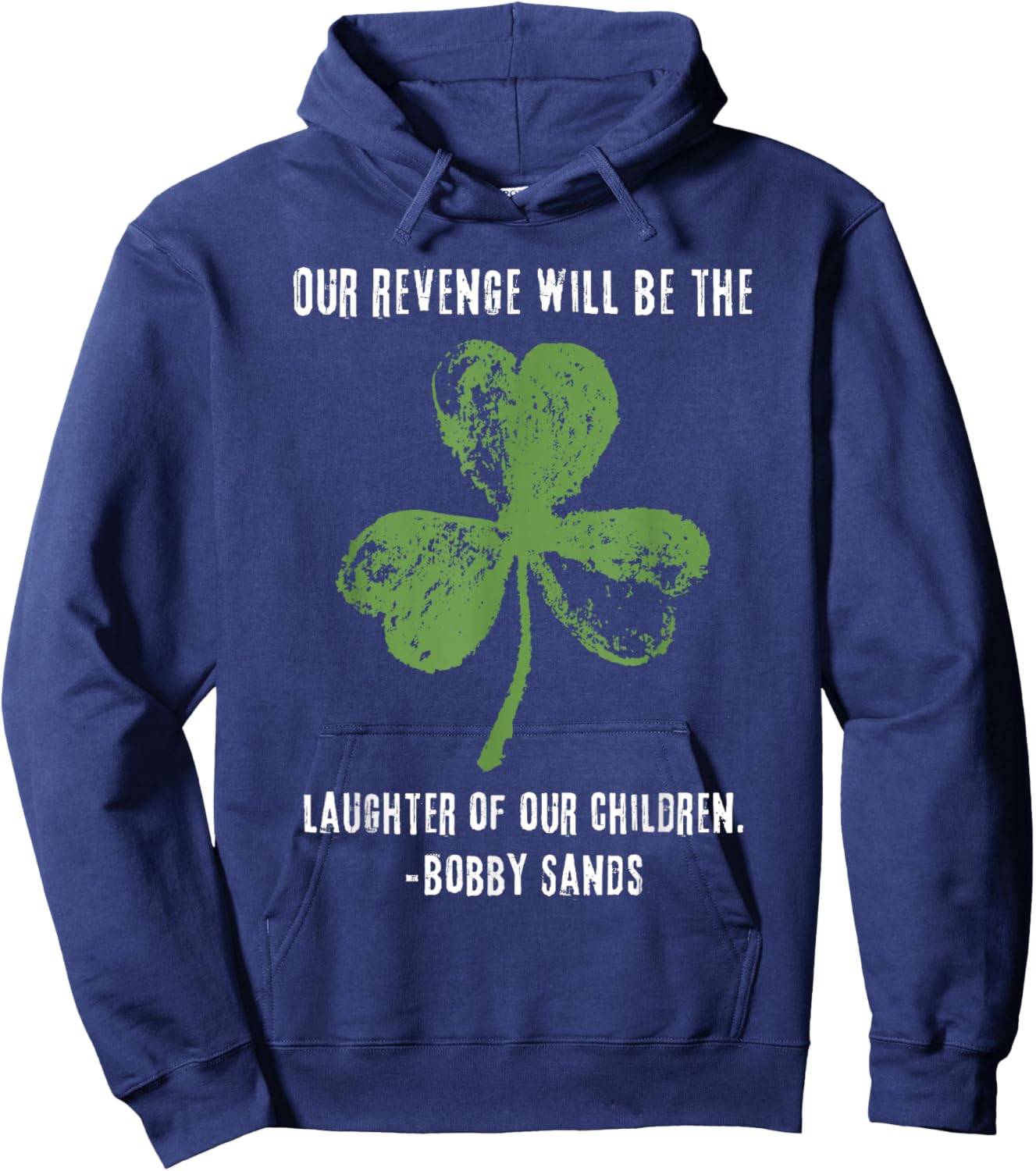 Irish Republican Bobby Sands Ireland Freedom Hoodie - Hoodie | Navy