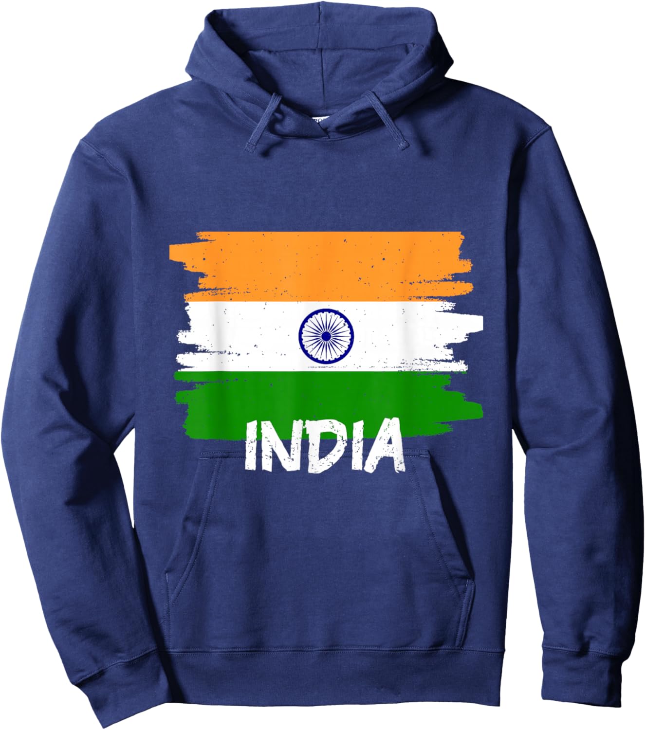 Cool India Flag Hoodie - Hoodie | Navy