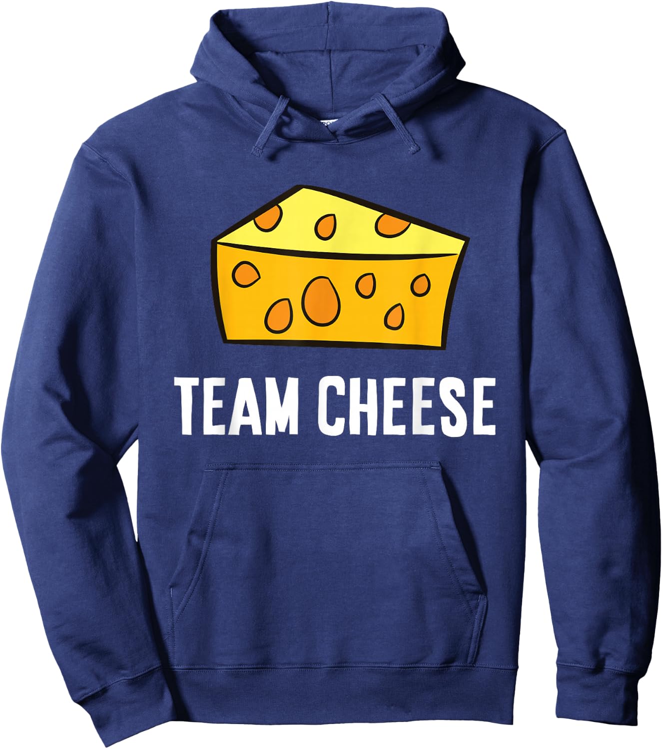 Team Cheese Funny Cheese Lover Hoodie - Hoodie | Navy