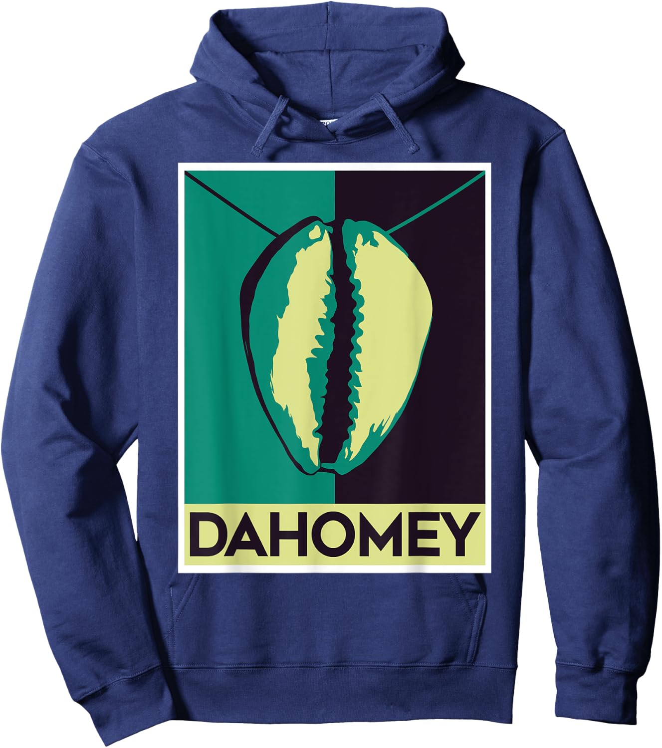 Dahomey kingdom Benin Voodoo Cowrie shell Hoodie - Hoodie | Navy
