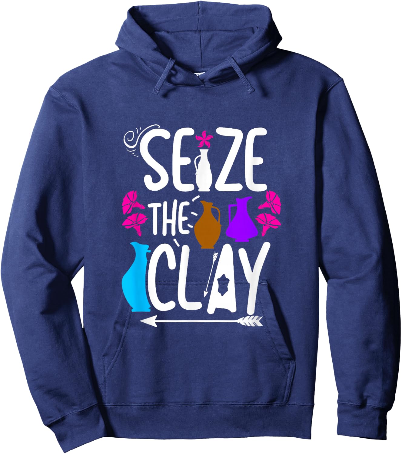 Pottery Clay Pottery - Pottery Hoodie - Hoodie | Navy