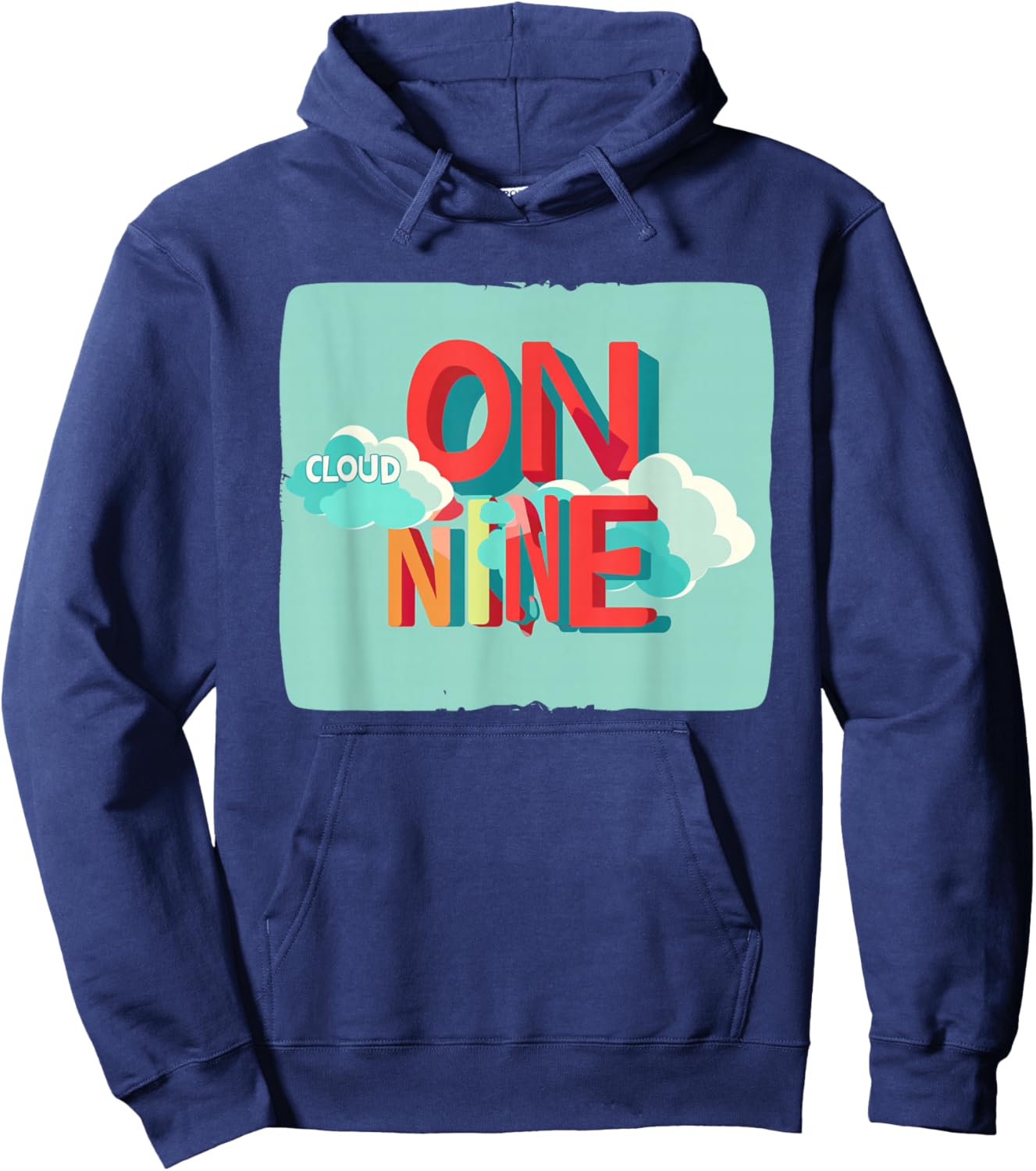 On Cloud Nine Statement for Boys and Girls Hoodie - Hoodie | Navy
