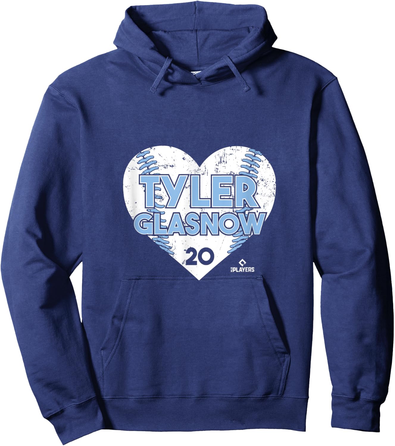 Tyler Glasnow - Heart Baseball - Apparel Hoodie - Hoodie | Navy