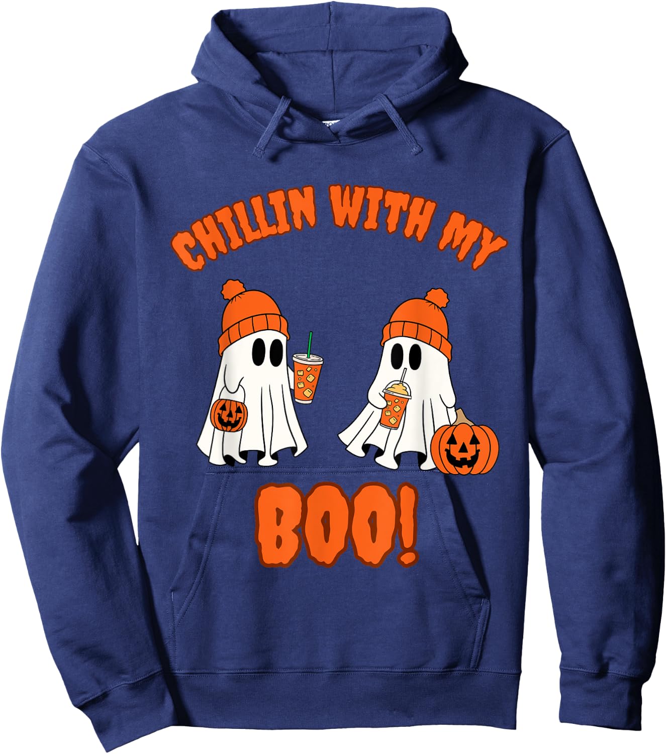 Chillin With My Boo Hoodie - Hoodie | Navy
