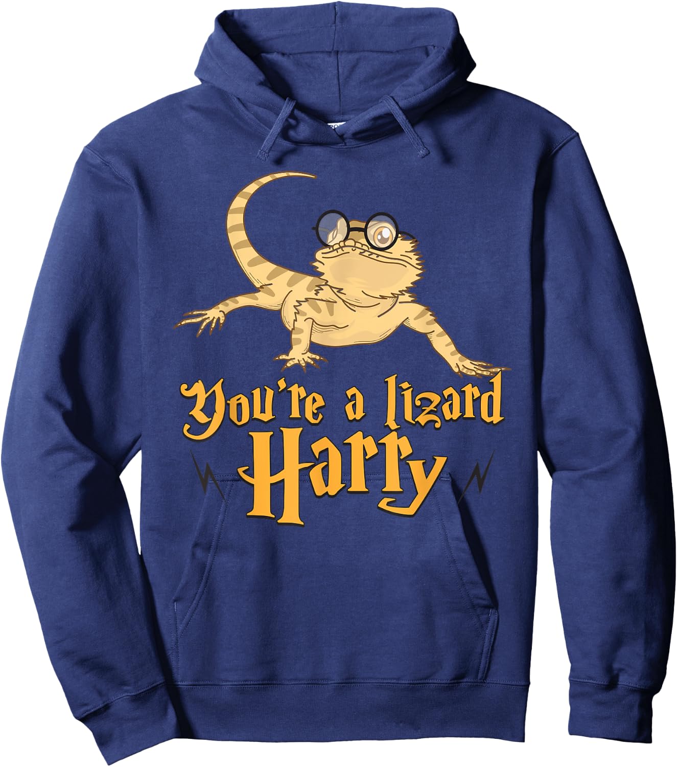 You're A Lizard Harry - Fantasy Bookworm Gift Hoodie - Hoodie | Navy
