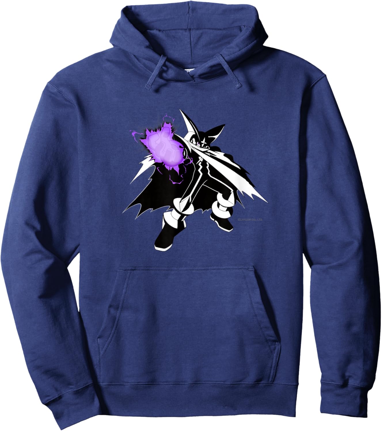 MEGA Man Battle Network Bass Small Hoodie - Hoodie | Navy