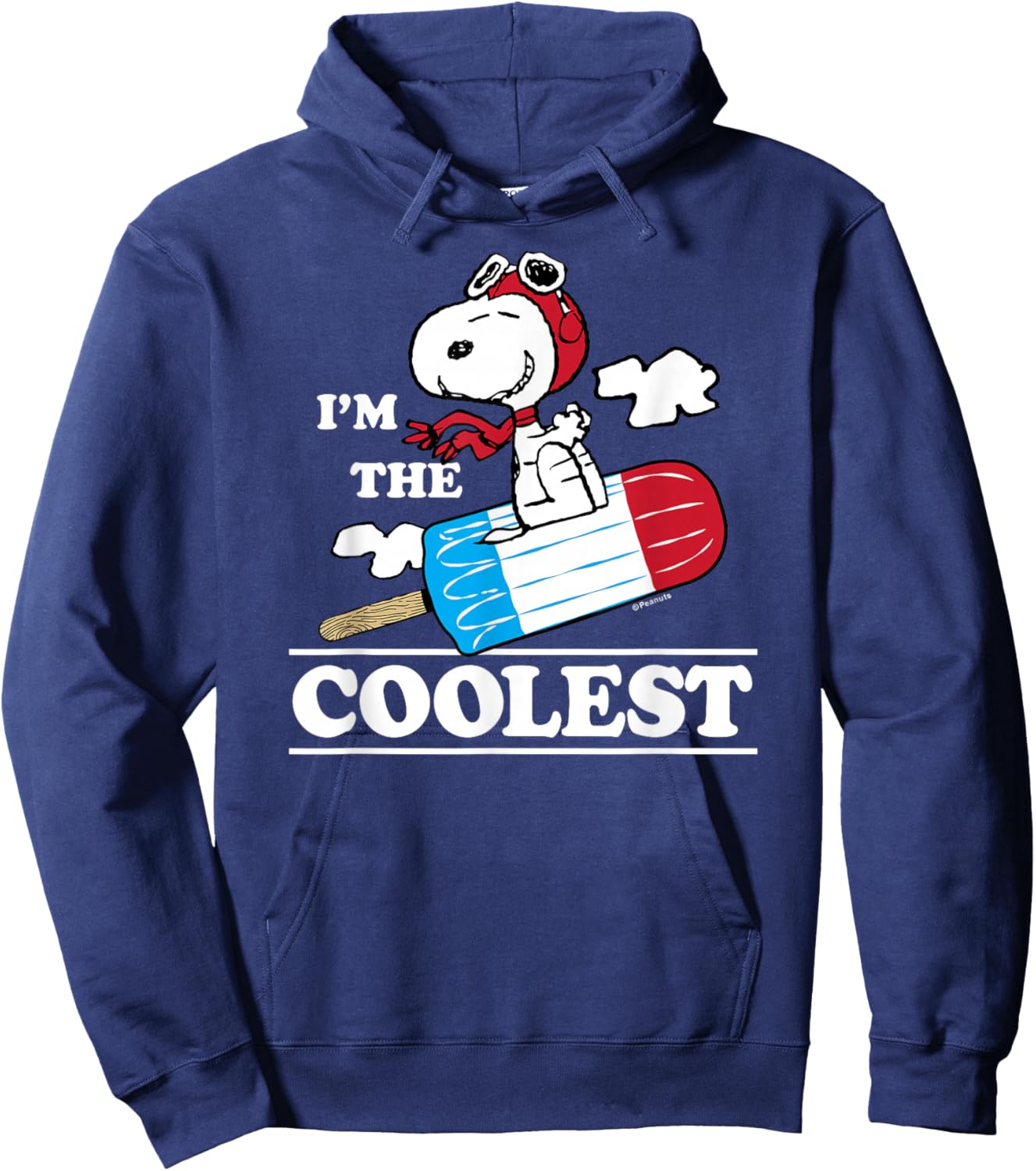 Peanuts - I'm the coolest Hoodie - Hoodie | Navy