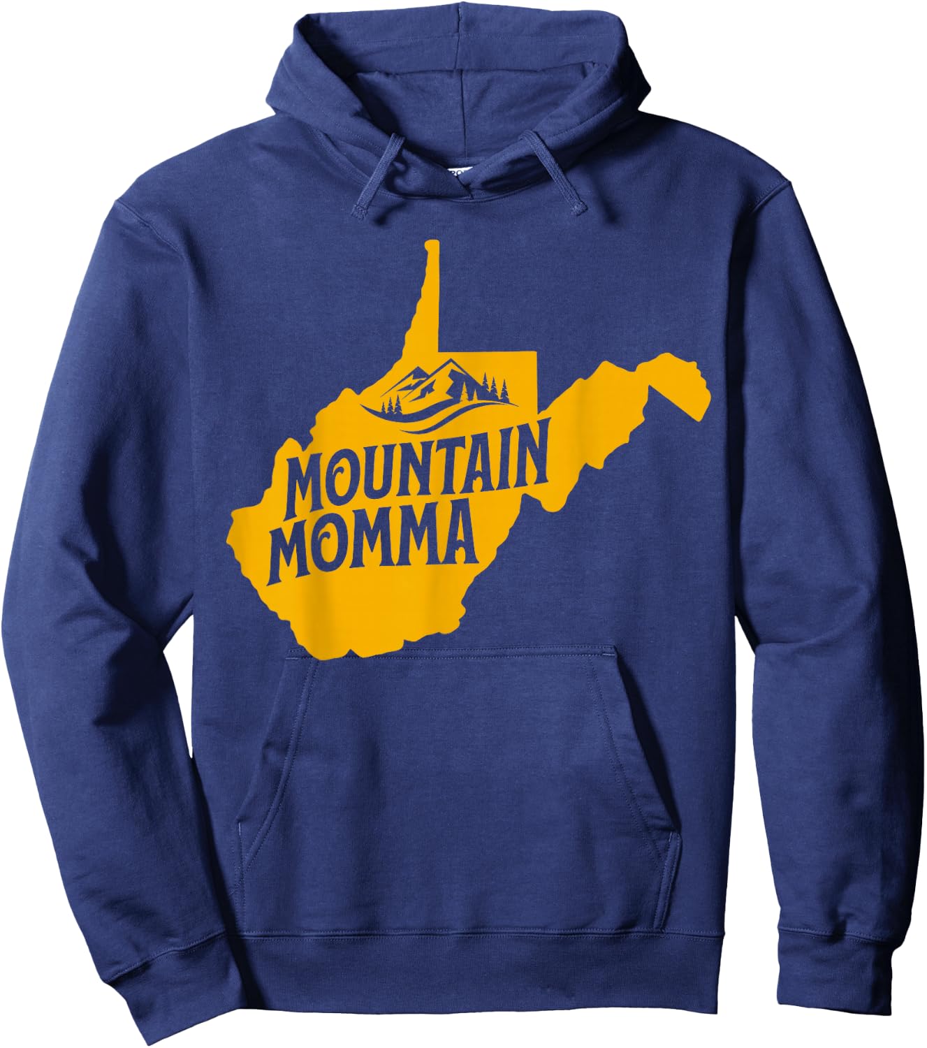 West Virginia Map 304 Home Hoodie - Hoodie | Navy