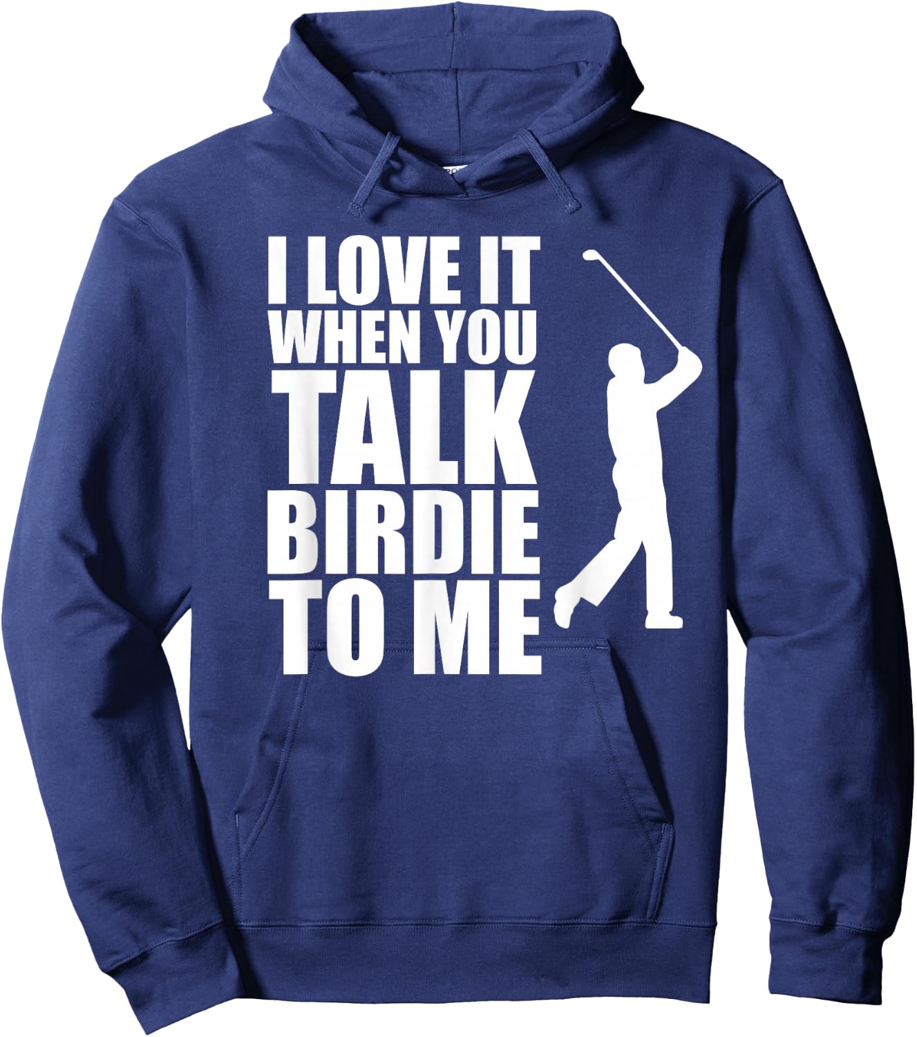 Talk Birdie To Me, Funny Golf Hoodie - Hoodie | Navy