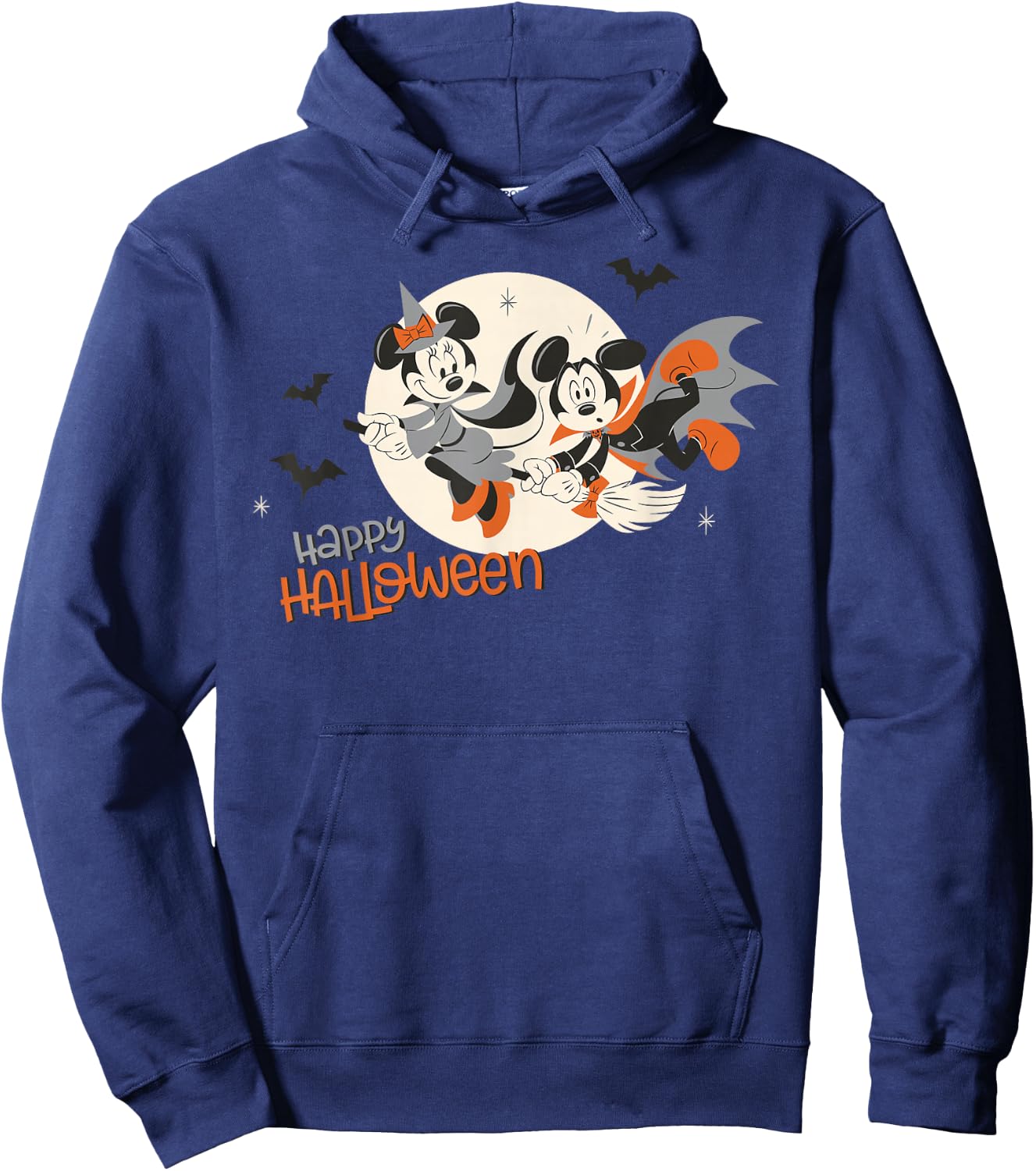 Disney Halloween Minnie and Minnie Flying Hoodie - Hoodie | Navy