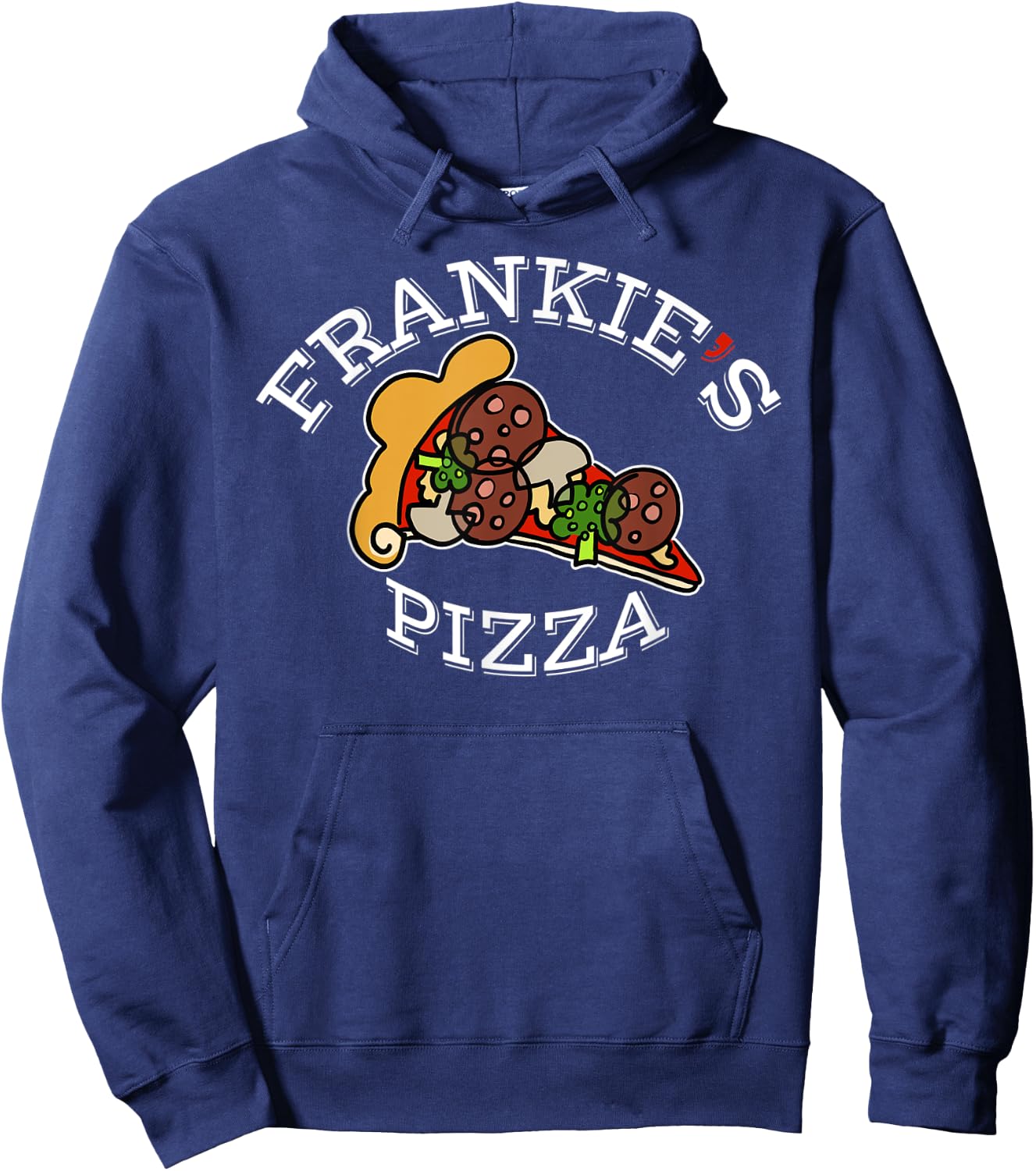 Frankies Pizza - Best Classic Italian Pizzeria Hoodie - Hoodie | Navy