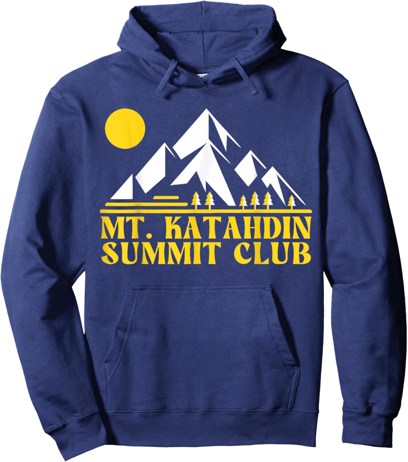 Mount Katahdin Summit Club, Mt Katahdin Hoodie - Hoodie | Navy