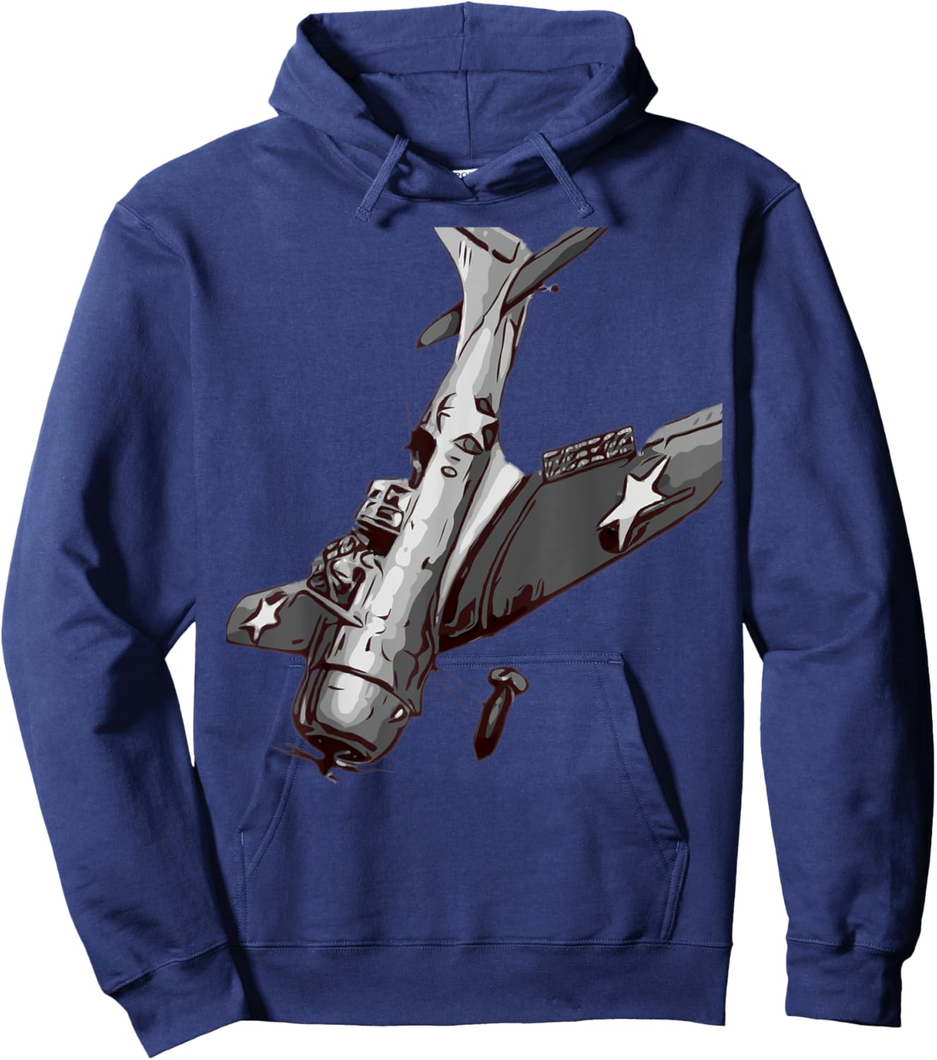 WW2 American Dive Bomber Warbird Plane Aircraft Hoodie - Hoodie | Navy