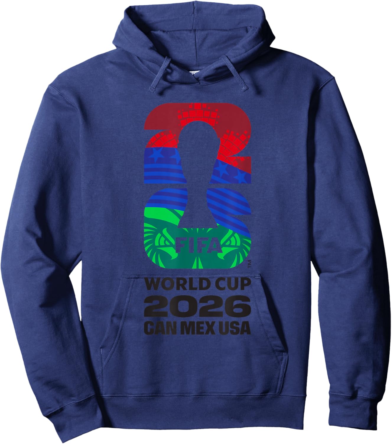 FIFA World CUP26 FIFA Host Country Logo Flags Hoodie - Hoodie | Navy