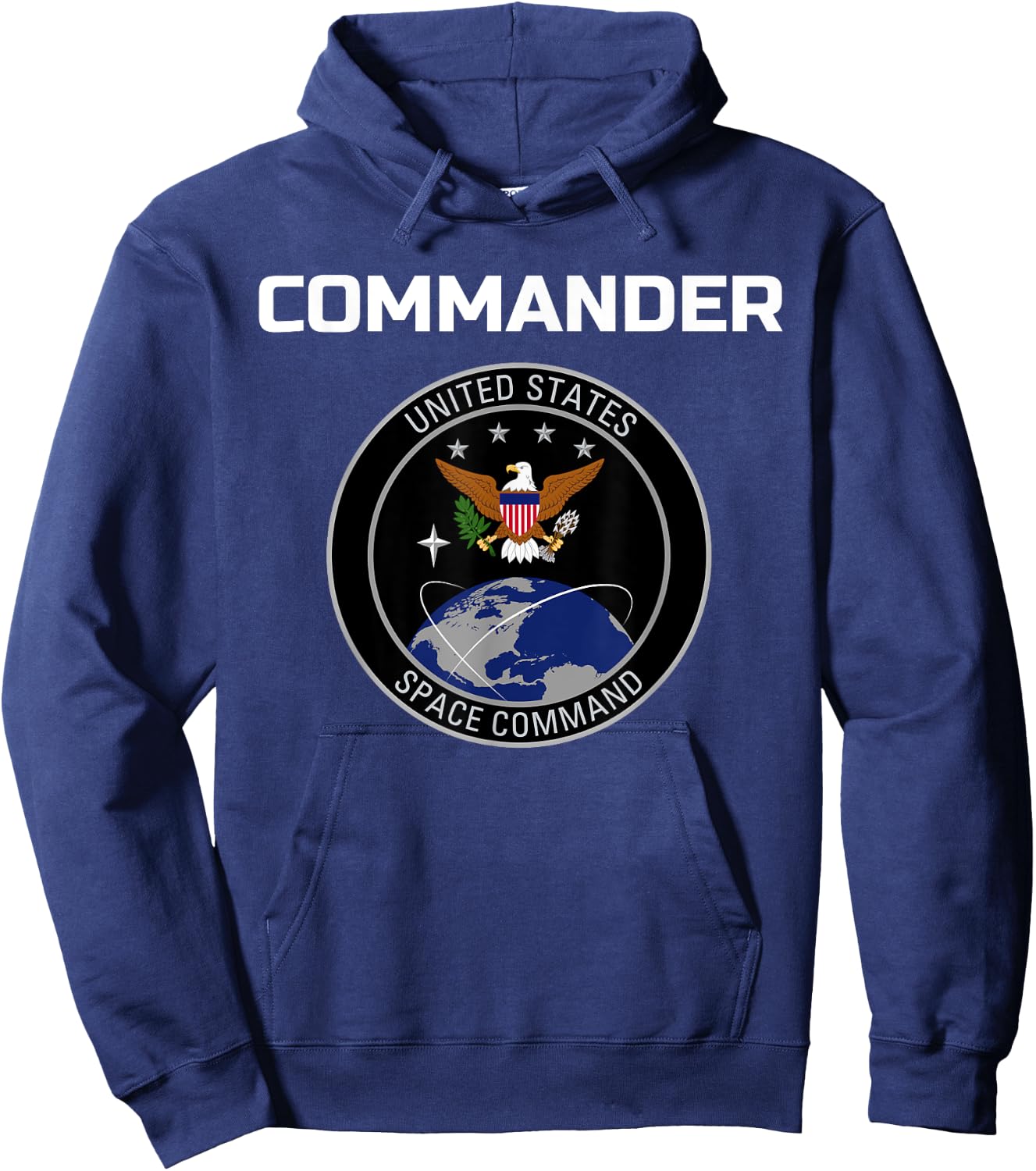 Commander United States Space Command Hoodie - Hoodie | Navy