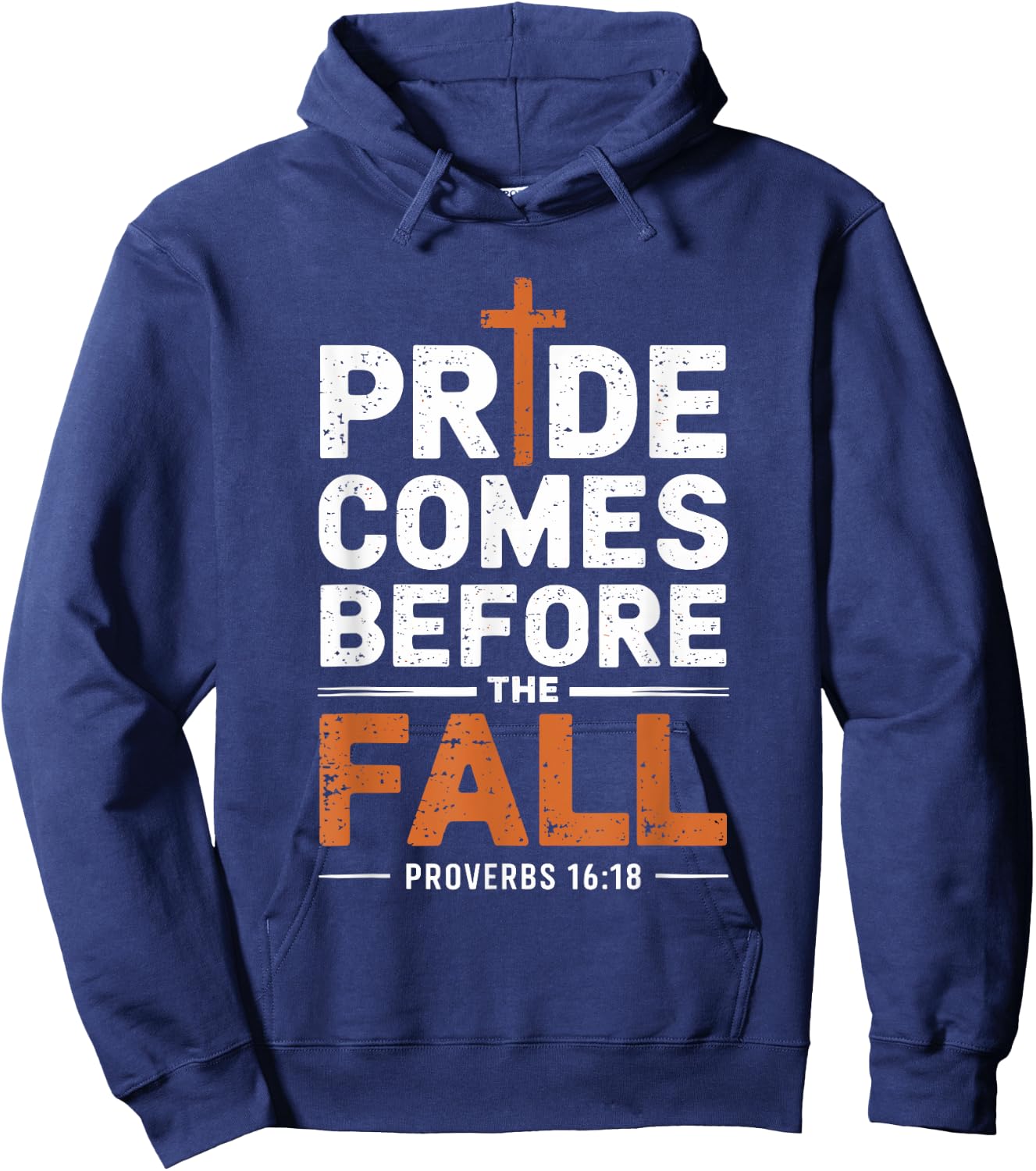 Pride Comes Before The Fall Hoodie - Hoodie | Navy