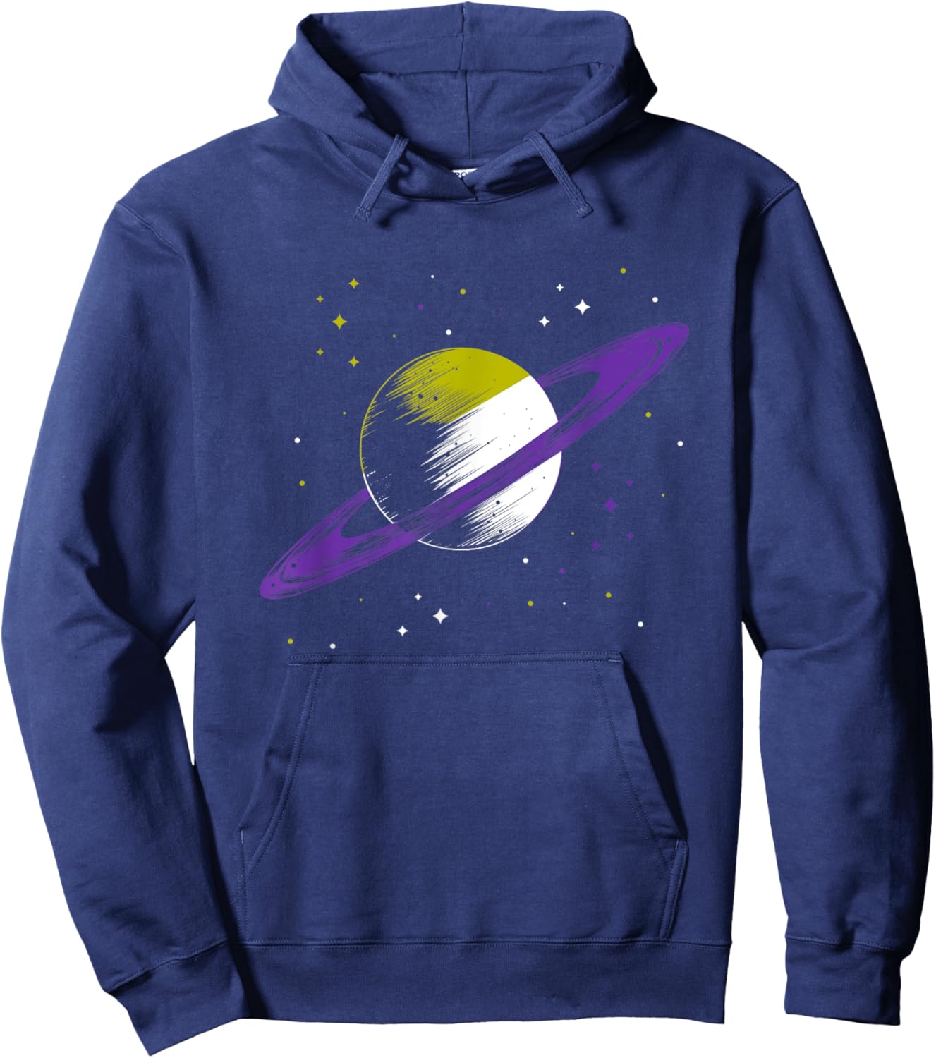 Saturn Non Binary Hoodie - Hoodie | Navy