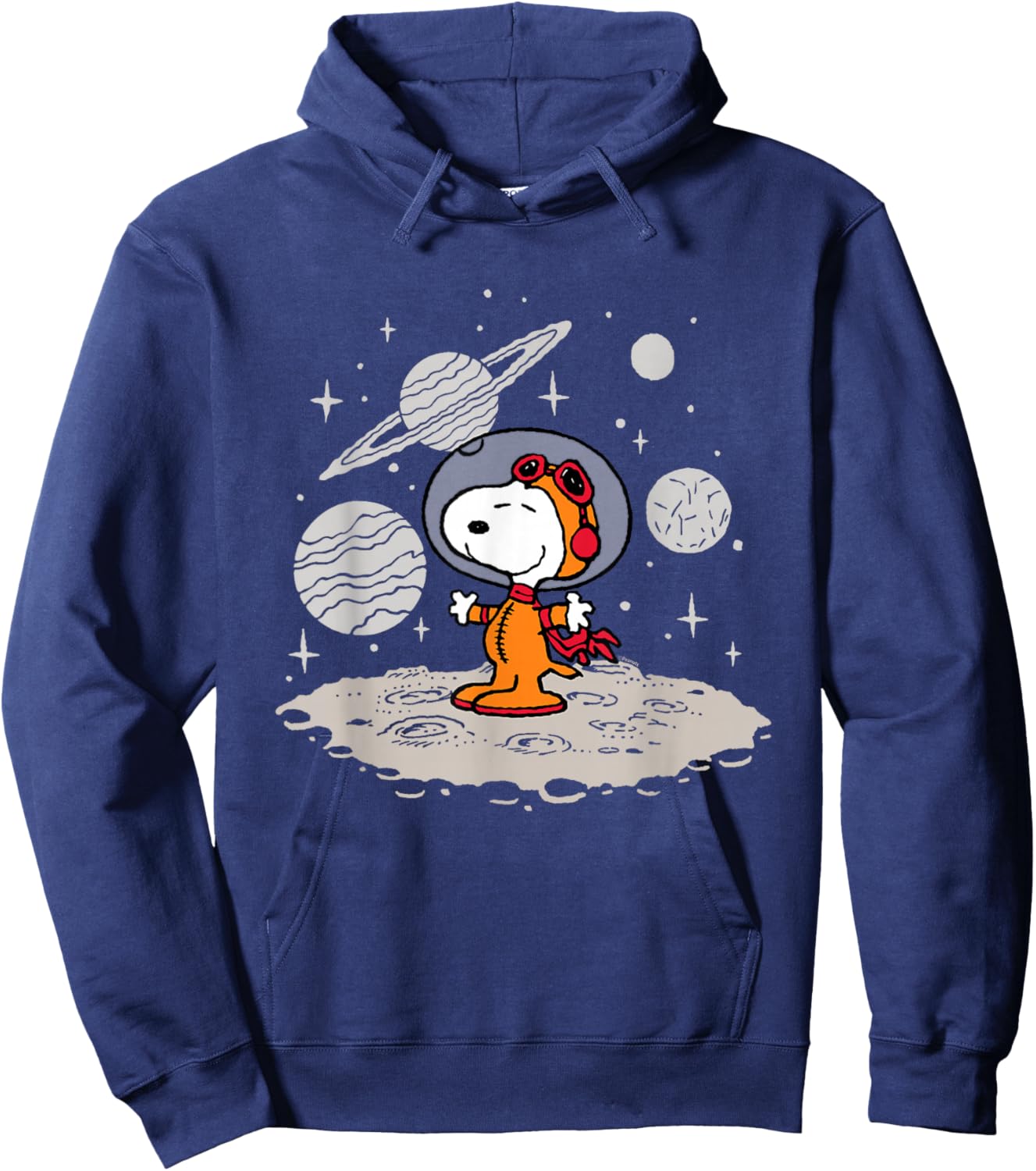 Peanuts - Snoopy Planets and Starfield Hoodie - Hoodie | Navy